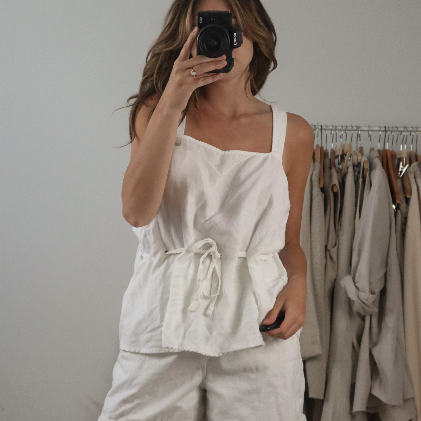 Modern x Wilfred Linen Blend Tank (L)