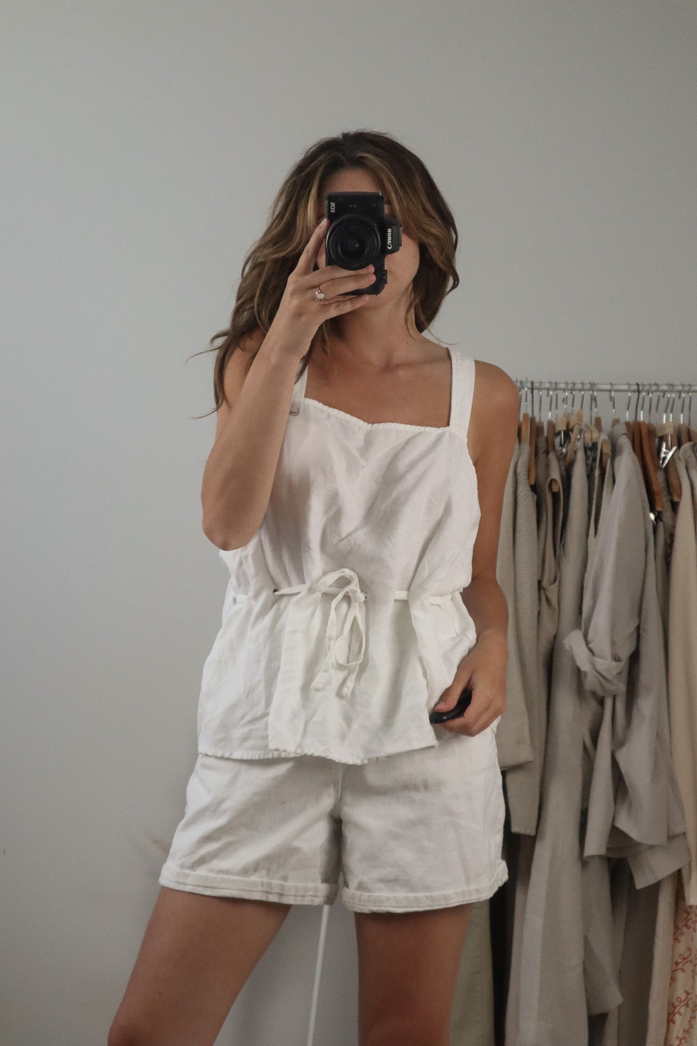 Modern x Wilfred Linen Blend Tank (L)