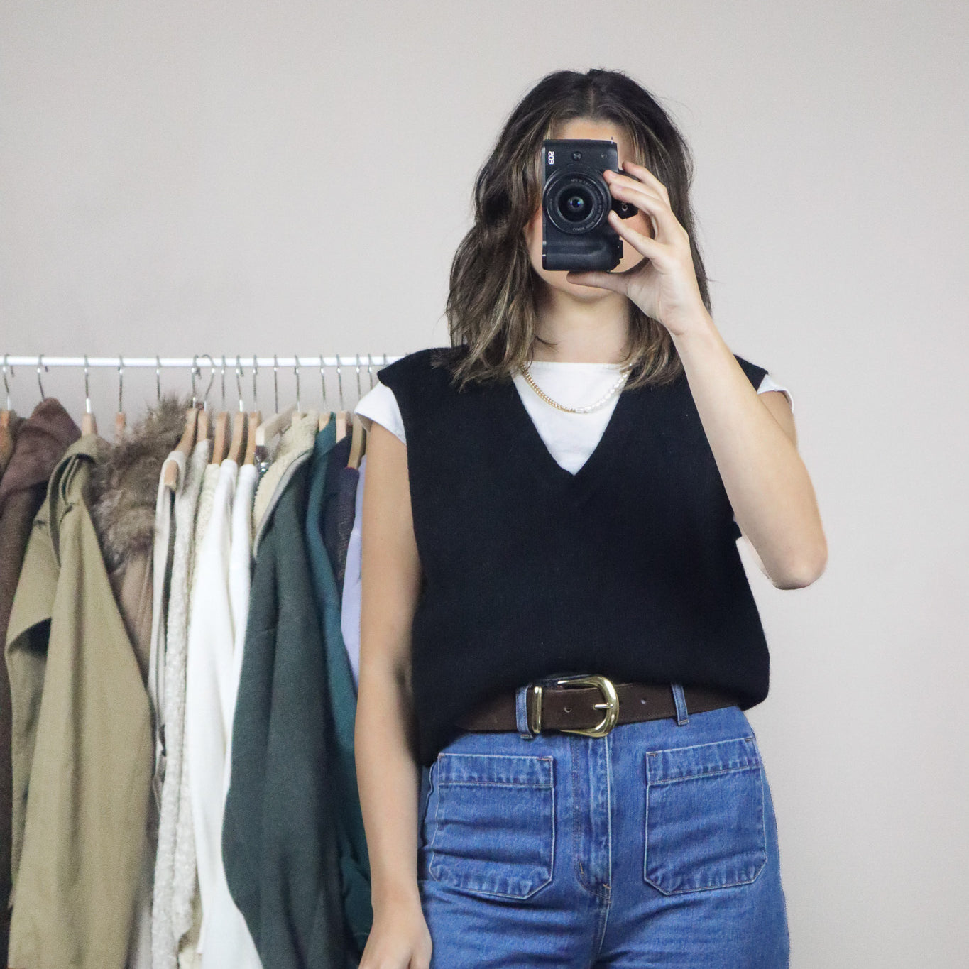 Vintage x Cashmere Blend Vest (L)