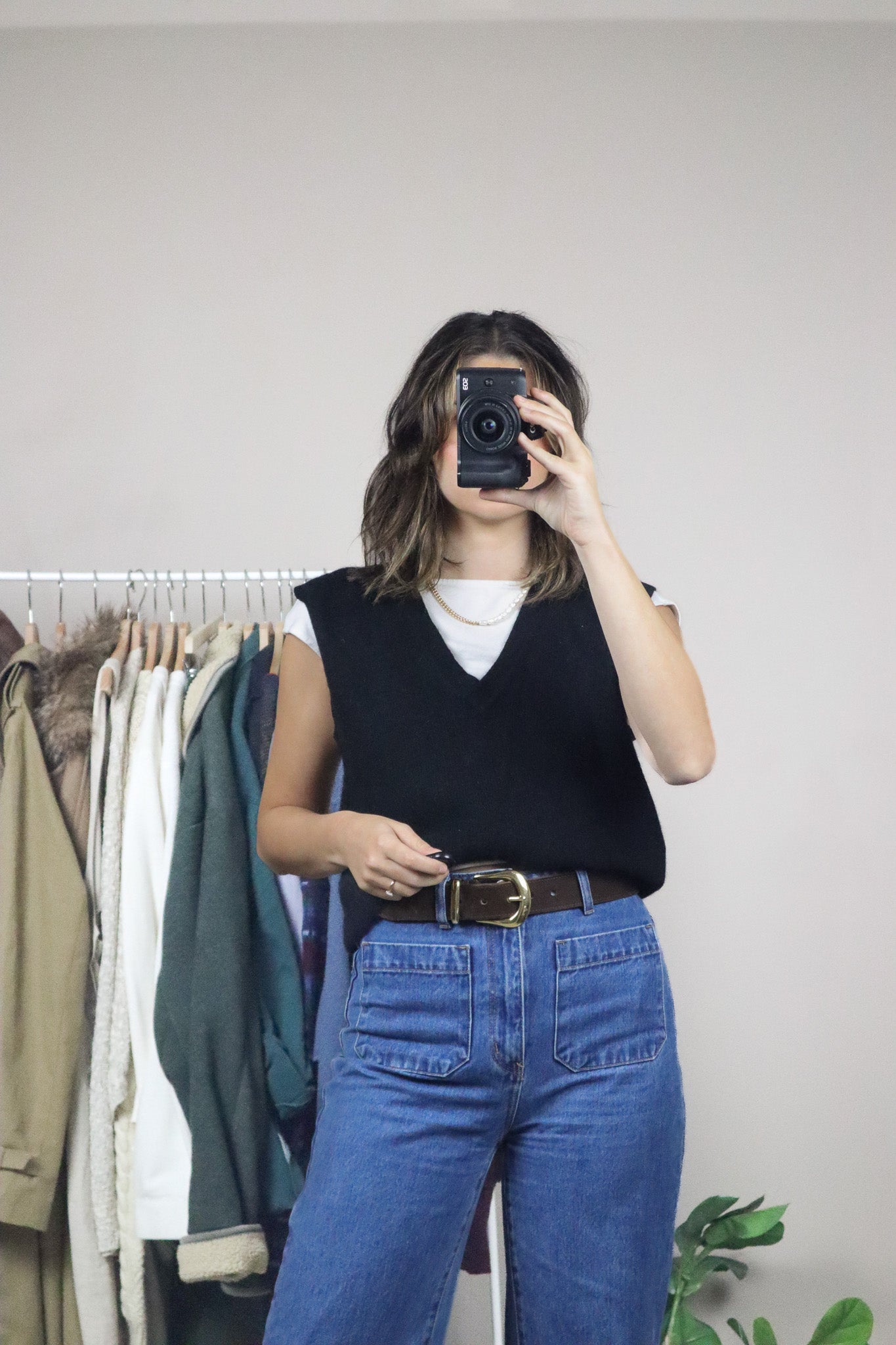 Vintage x Cashmere Blend Vest (L)
