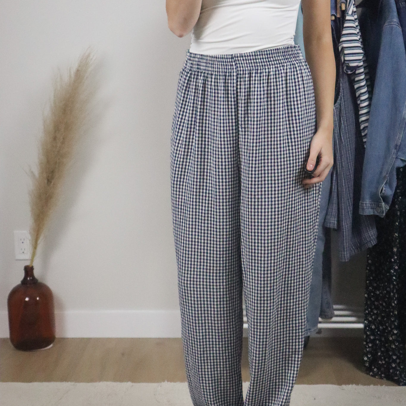 Made in USA x Vintage x Gingham Pants (12)