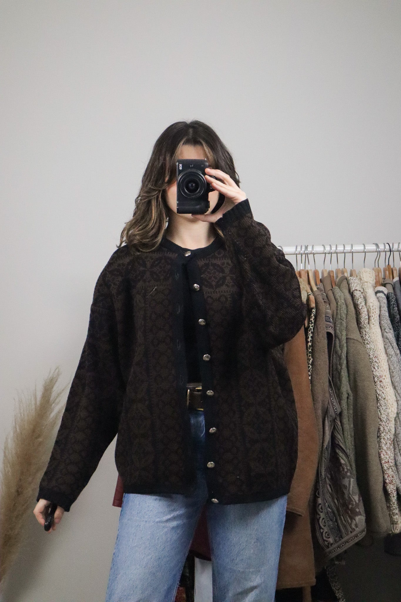 Made in Norway x Vintage x Wool Partnered Cardigan (L)