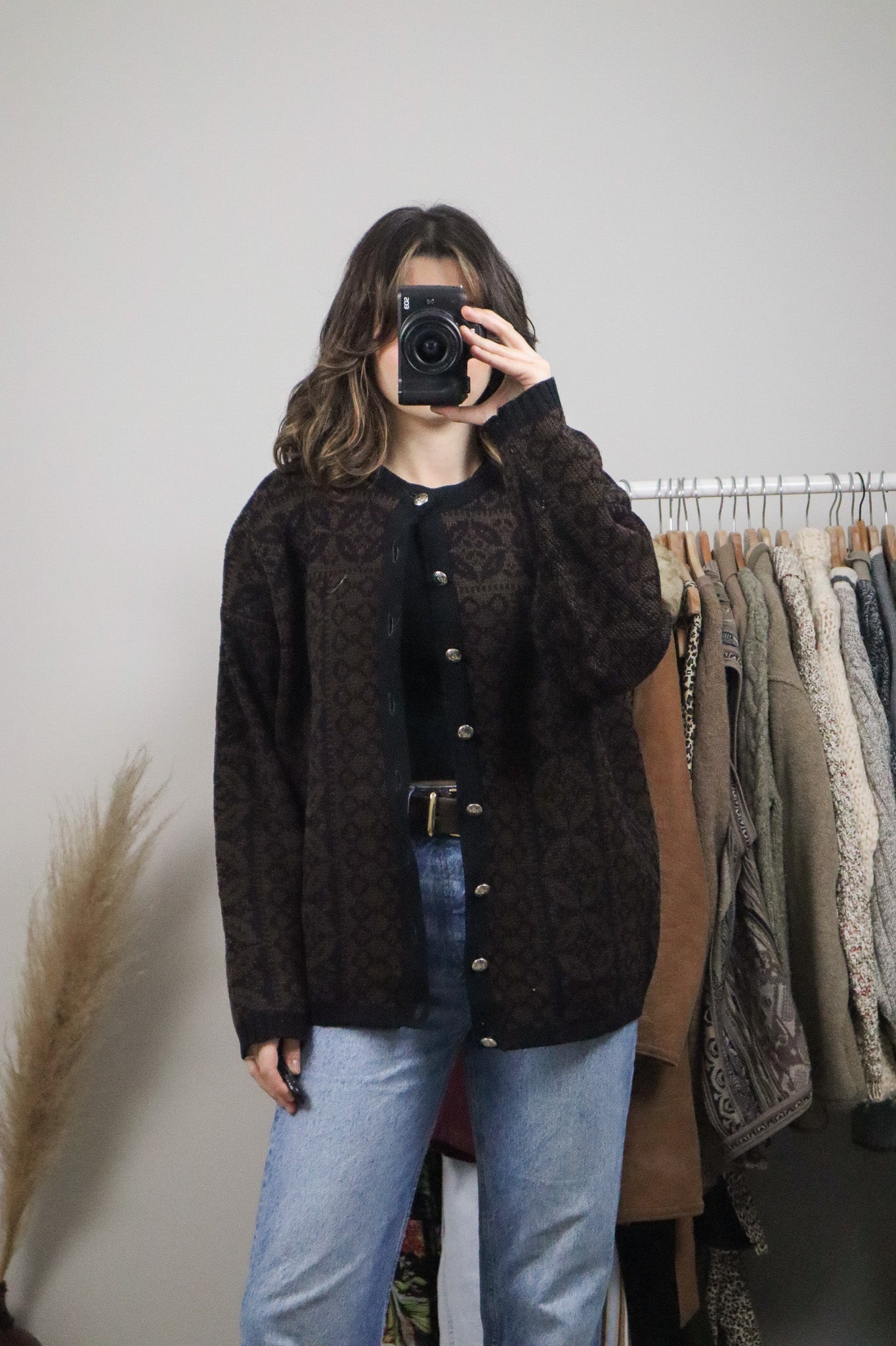Made in Norway x Vintage x Wool Partnered Cardigan (L)