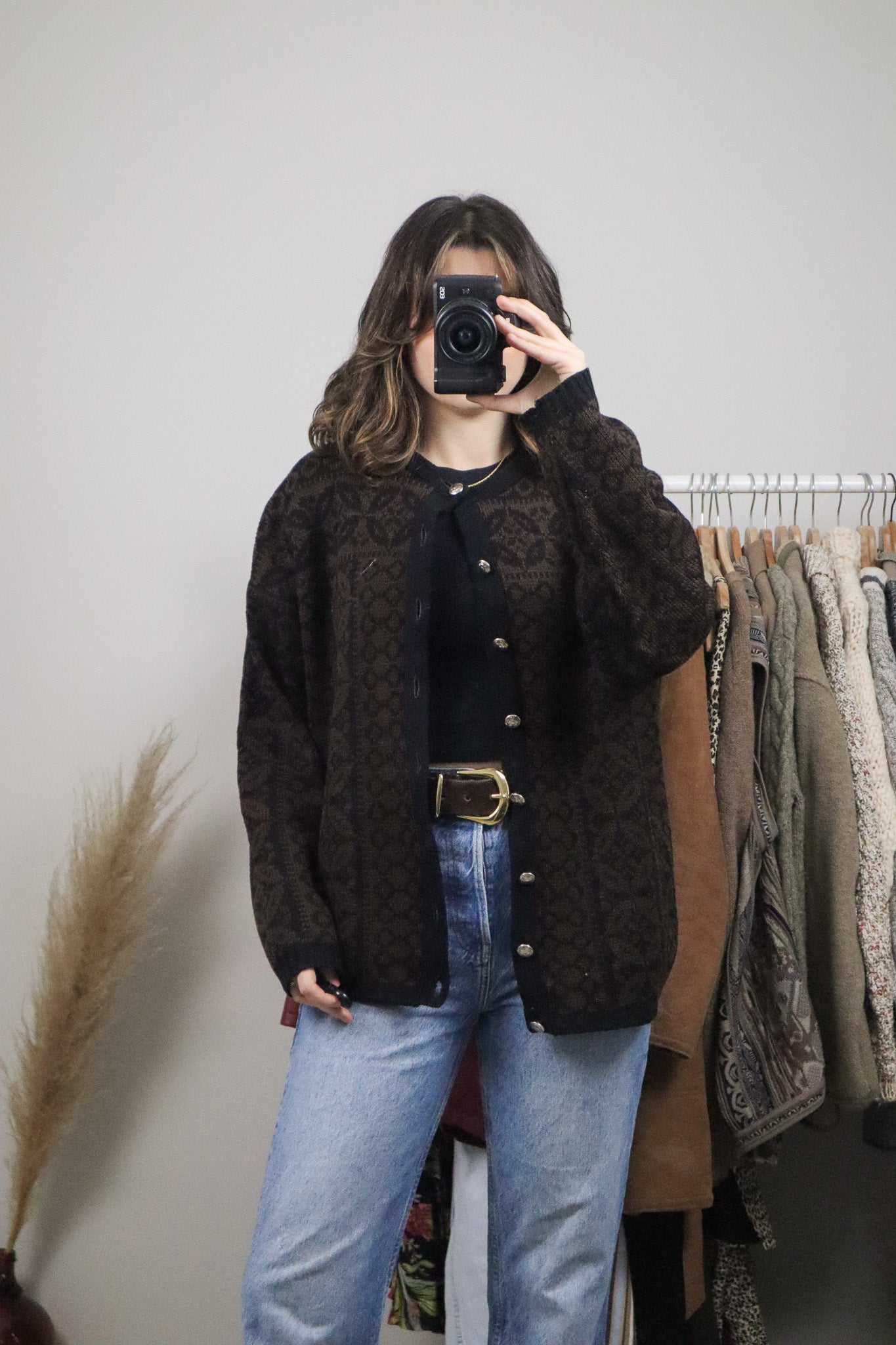 Made in Norway x Vintage x Wool Partnered Cardigan (L)