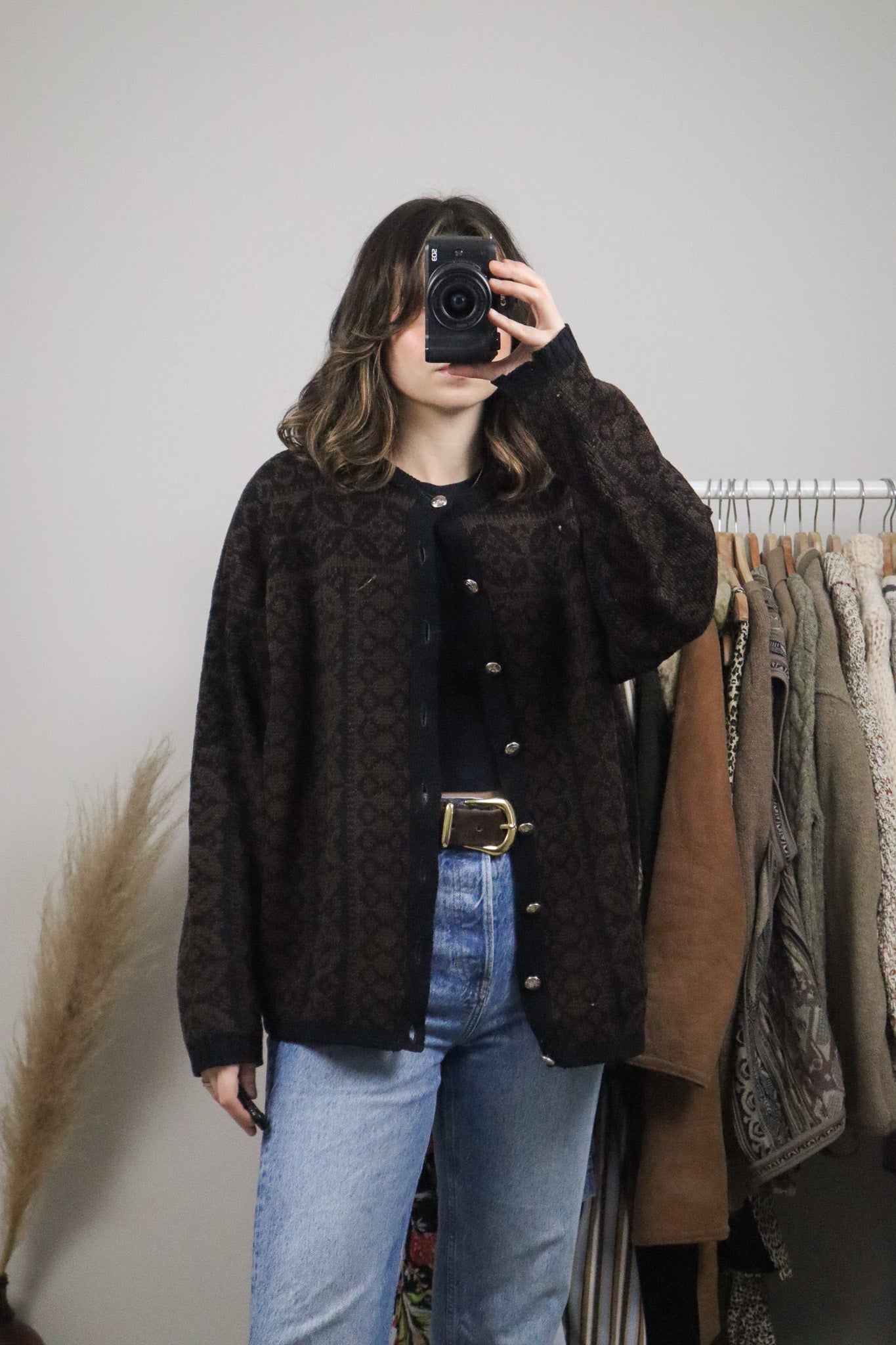 Made in Norway x Vintage x Wool Partnered Cardigan (L)