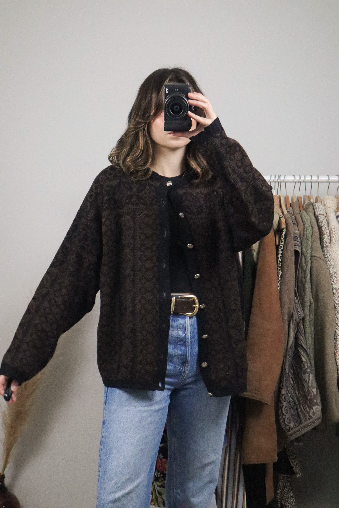 Made in Norway x Vintage x Wool Partnered Cardigan (L)