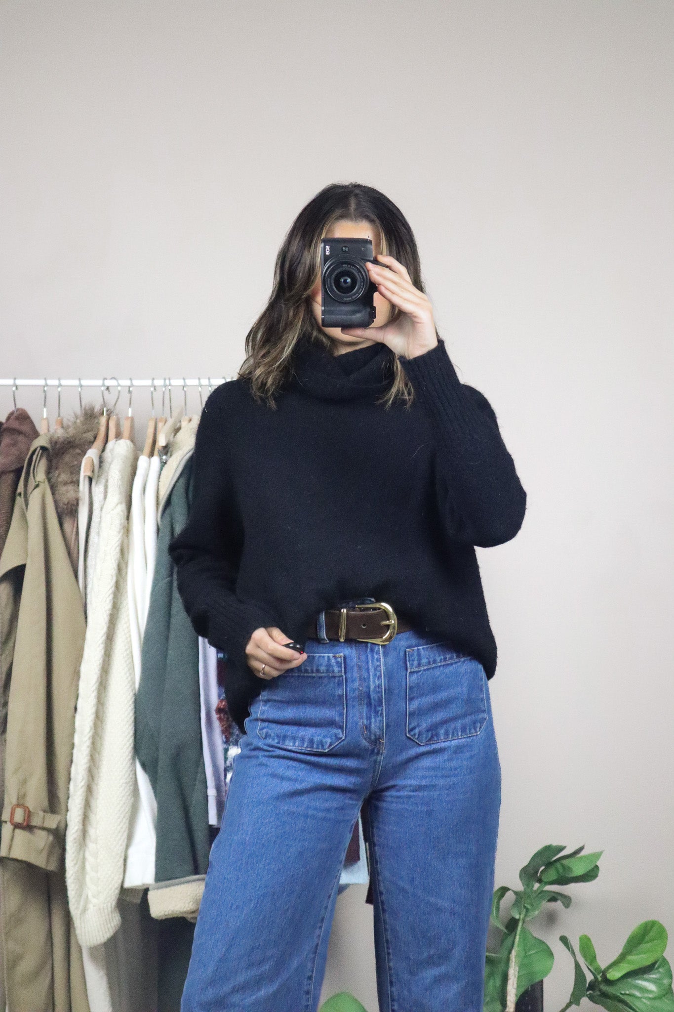 Babaton x Wool Blend Turtleneck (M)