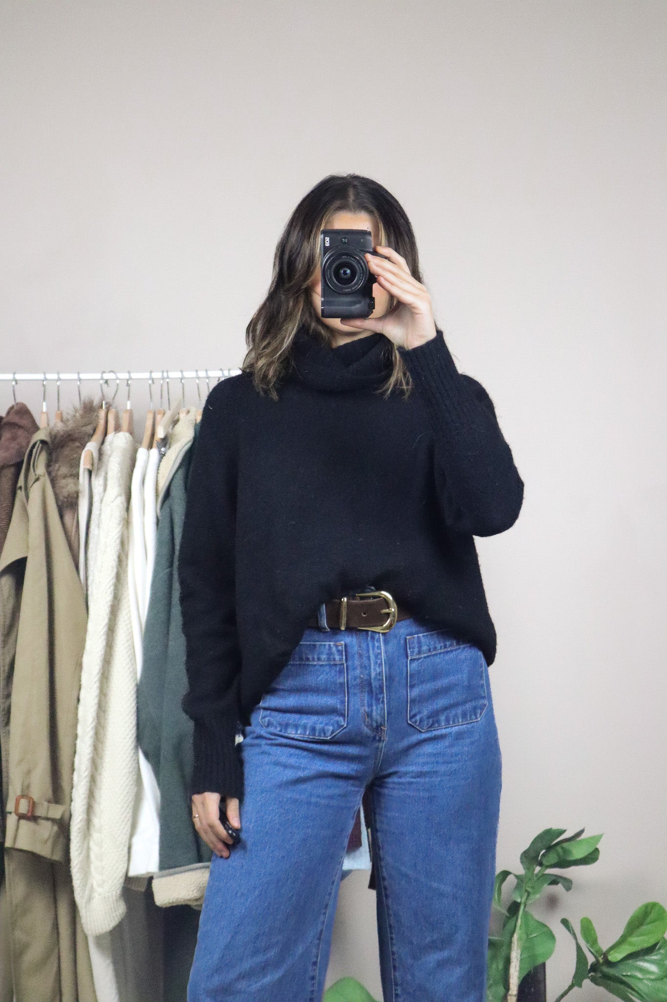 Babaton x Wool Blend Turtleneck (M)