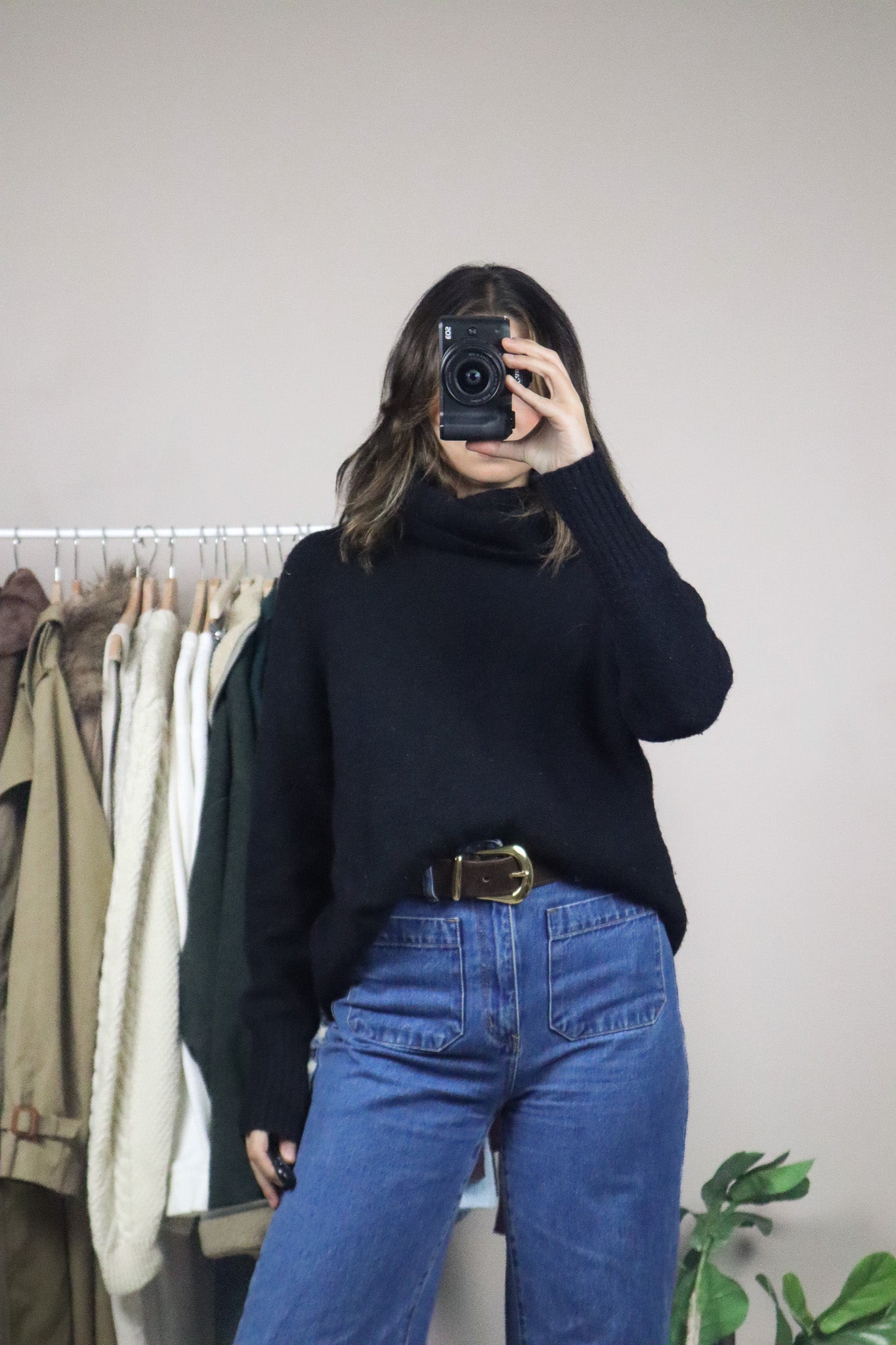Babaton x Wool Blend Turtleneck (M)