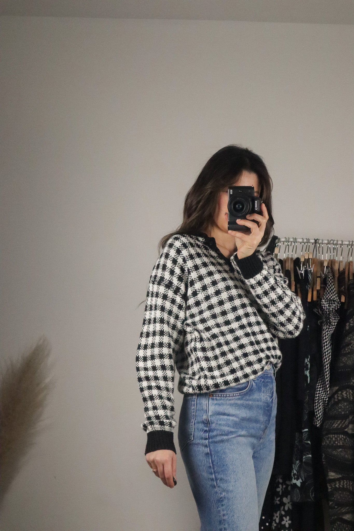 Vintage x Gingham Sweater (S)