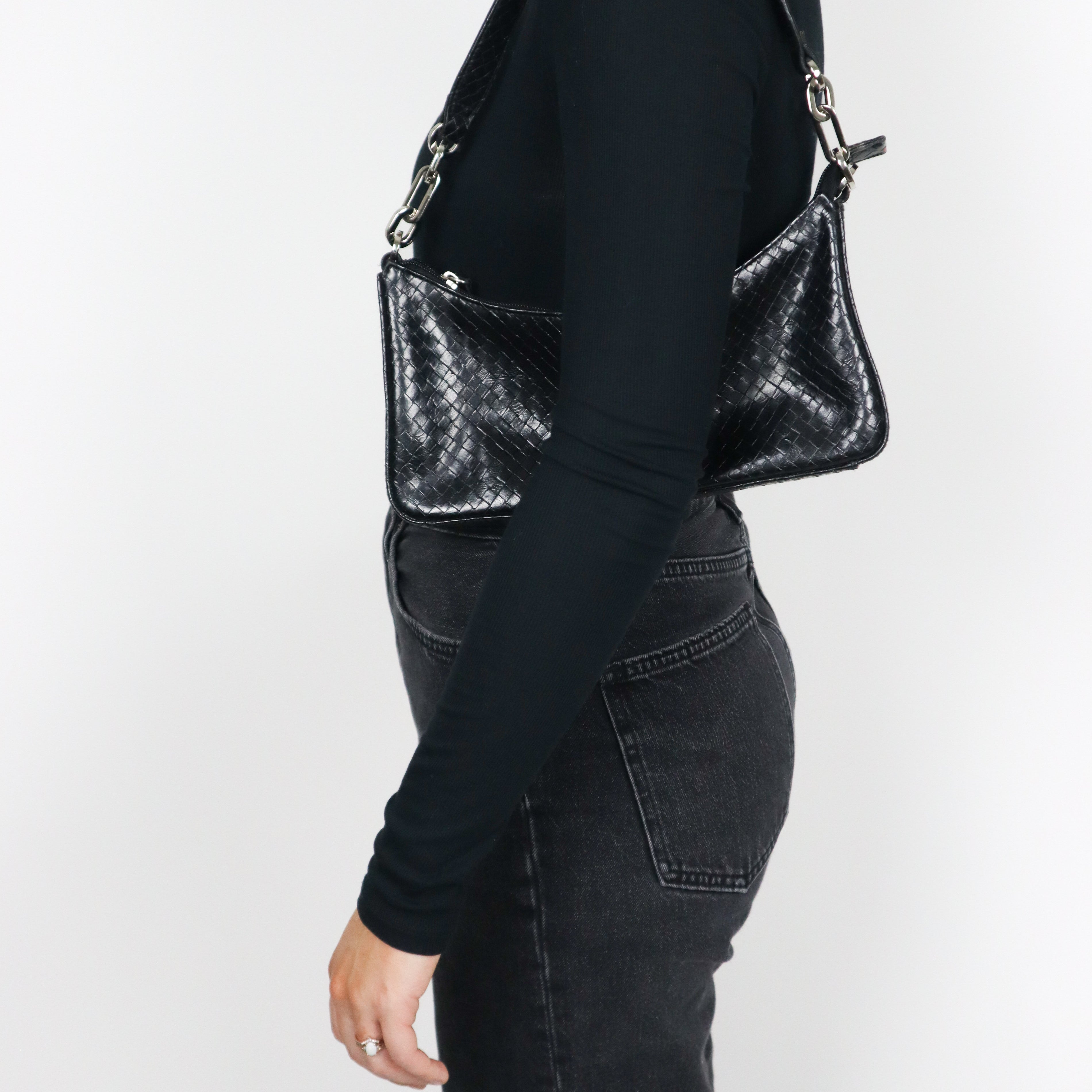 Vintage x Faux Leather Purse