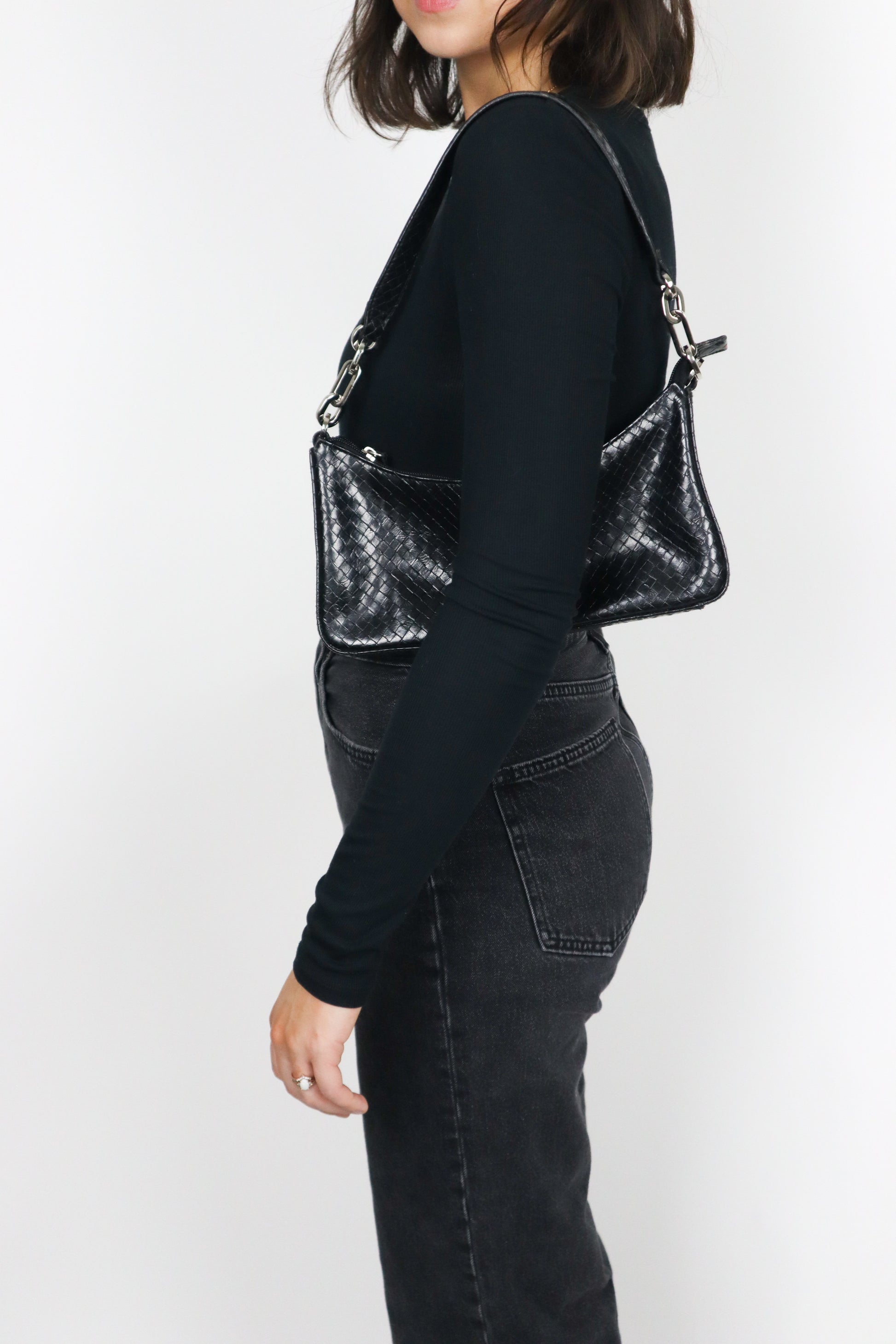 Vintage x Faux Leather Purse