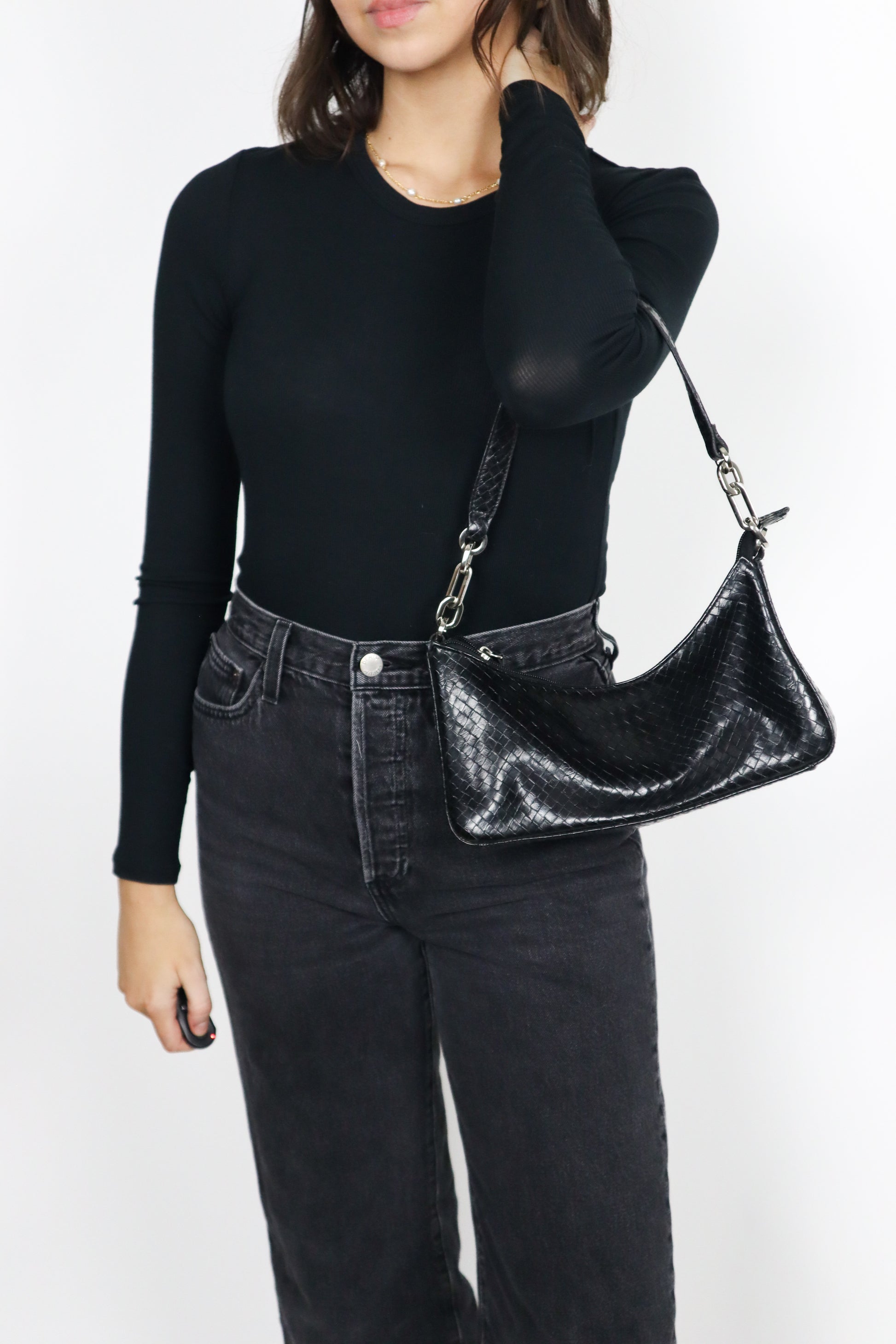 Vintage x Faux Leather Purse