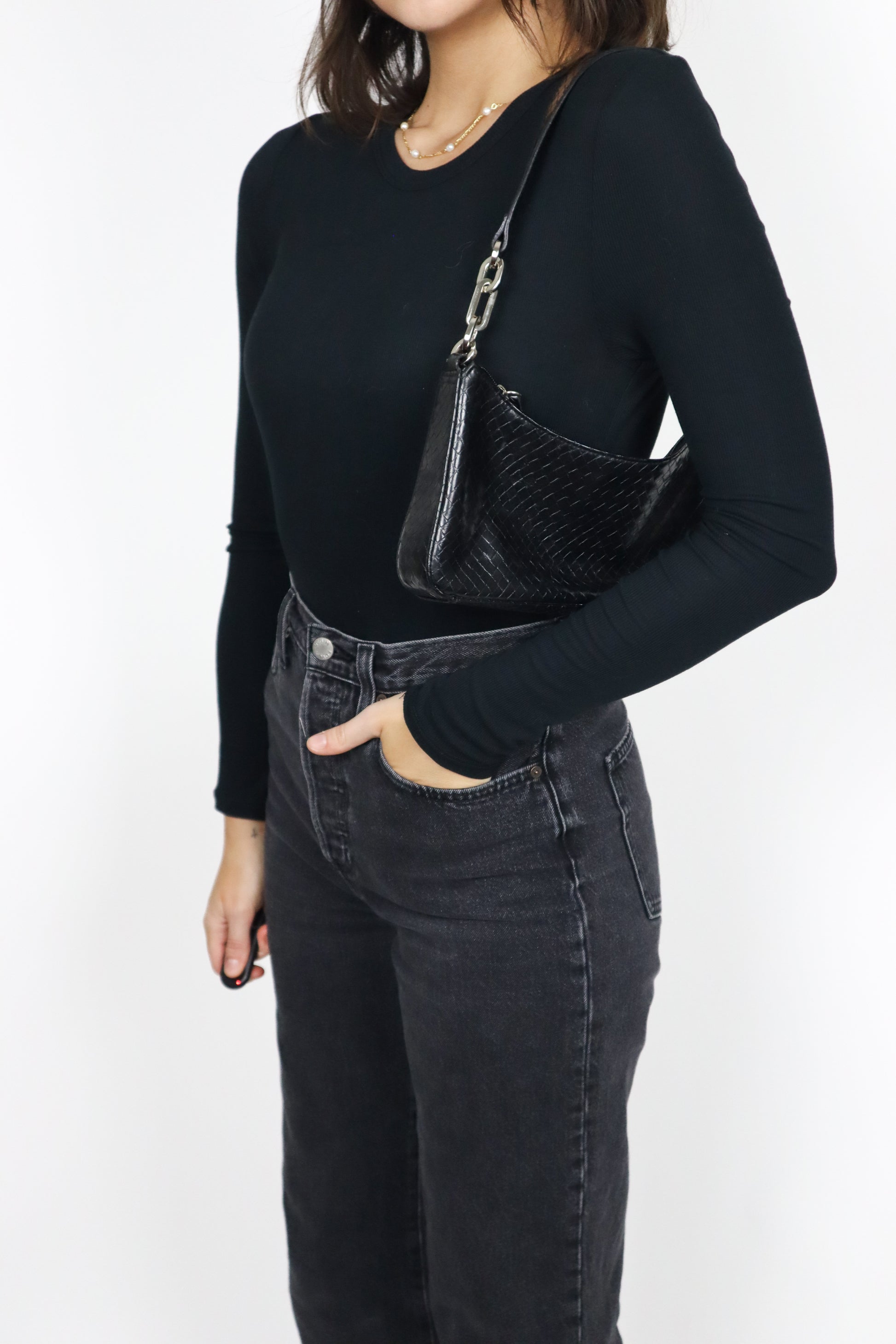 Vintage x Faux Leather Purse