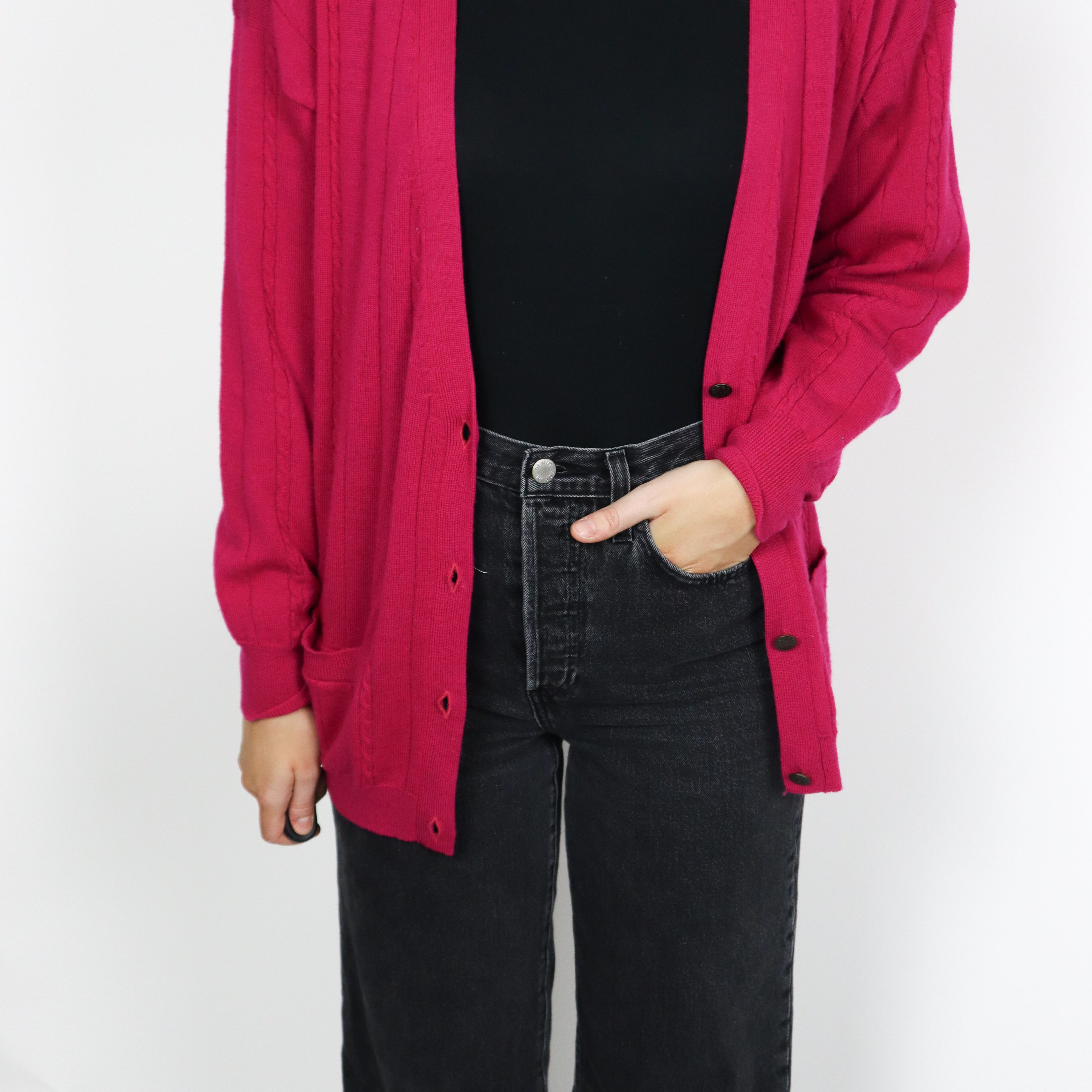 Vintage x Merino Wool Cardigan (S/M)