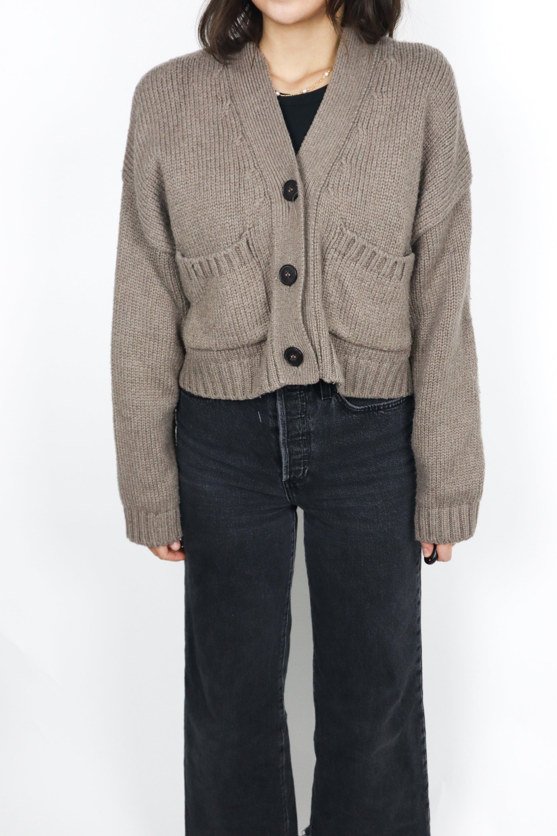 Zara x Wool Blend Cardigan (M)