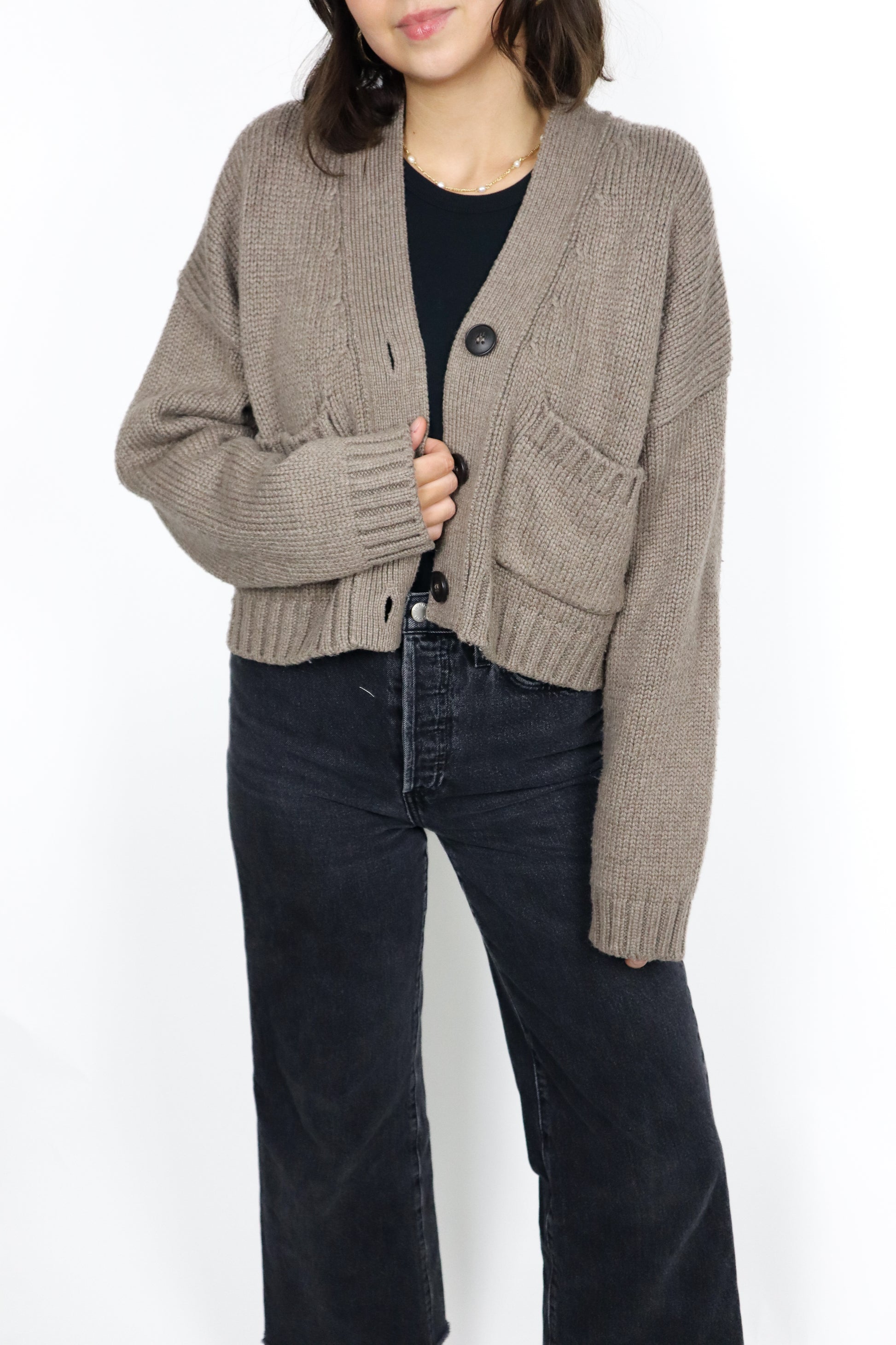 Zara x Wool Blend Cardigan (M)