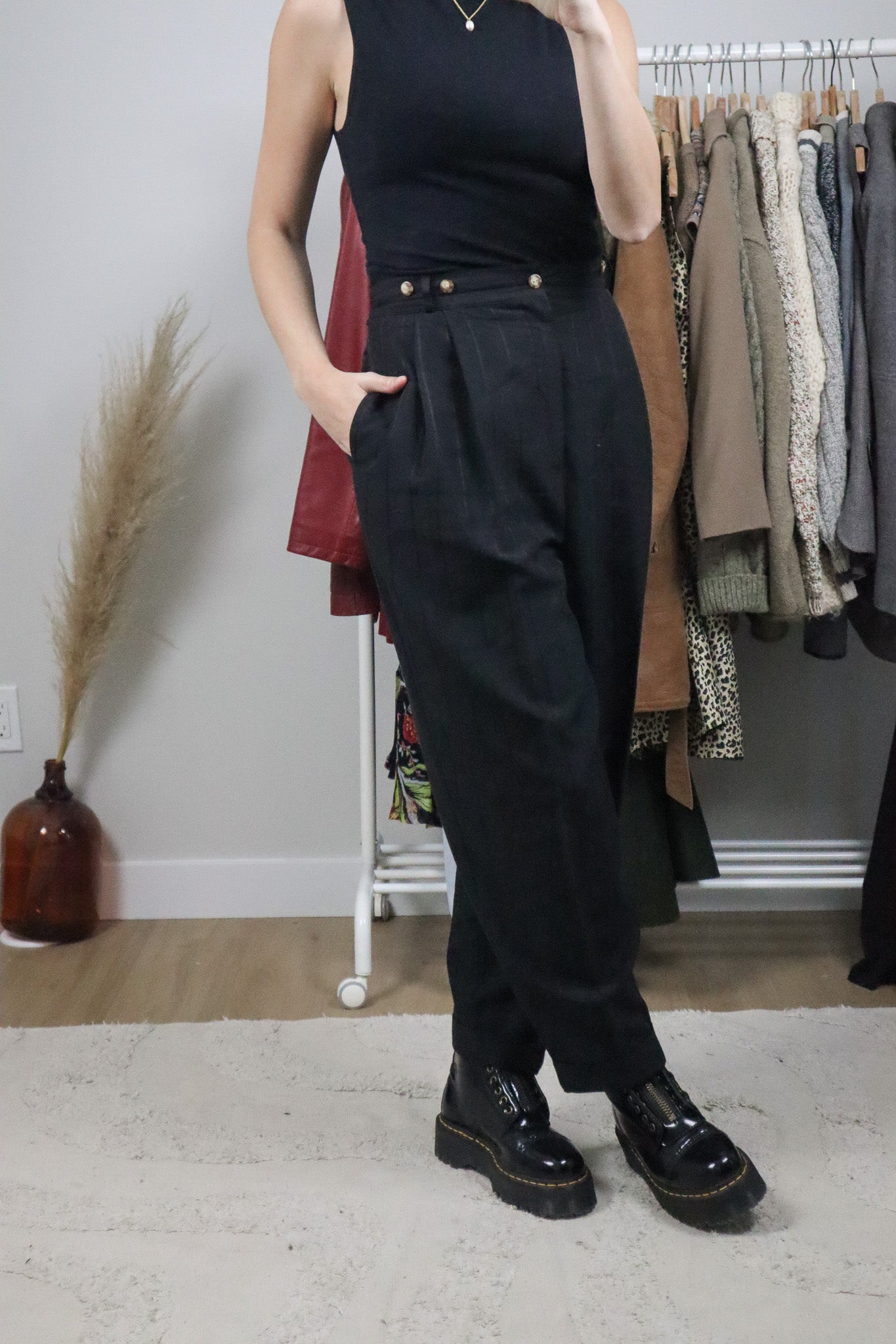 Made in Canada x Vintage x Pinstrip Pants (10/12)