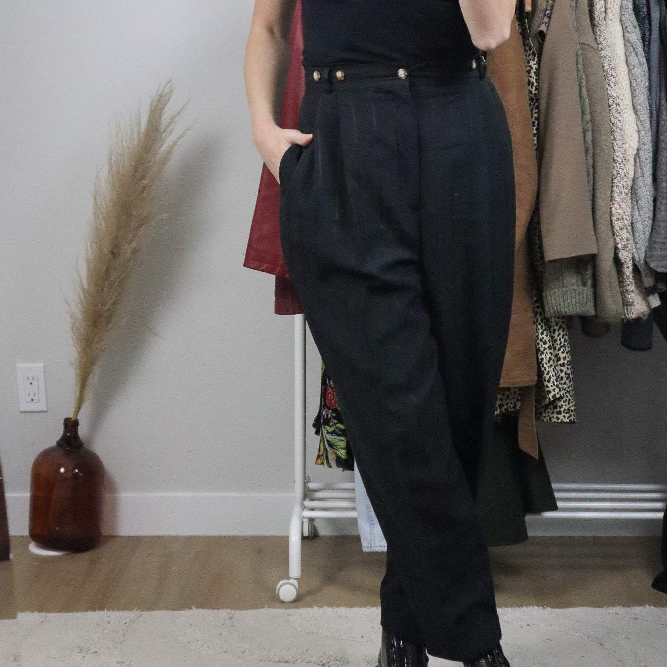 Made in Canada x Vintage x Pinstrip Pants (10/12)