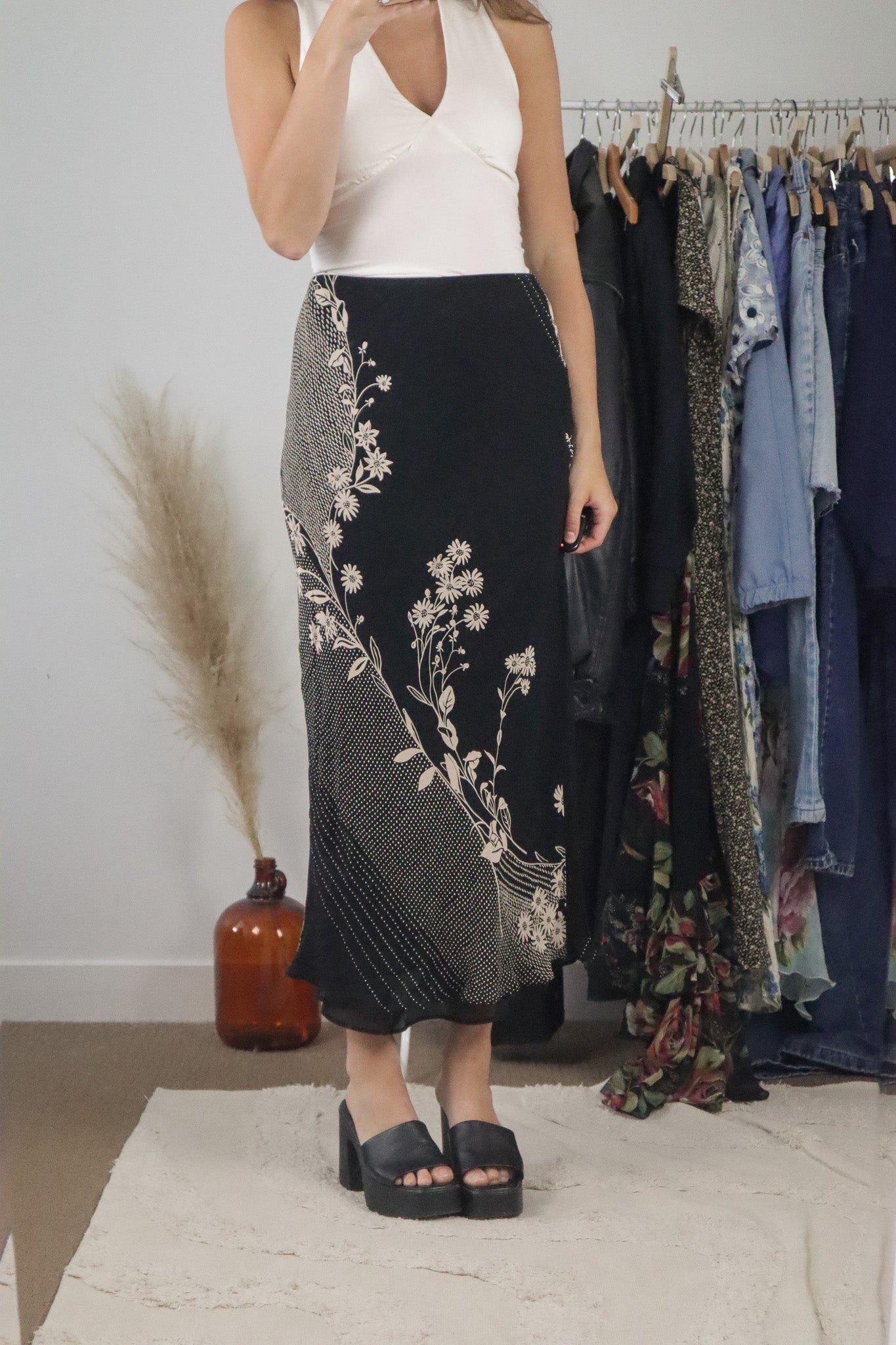 Floral x Maxi Skirt (8)