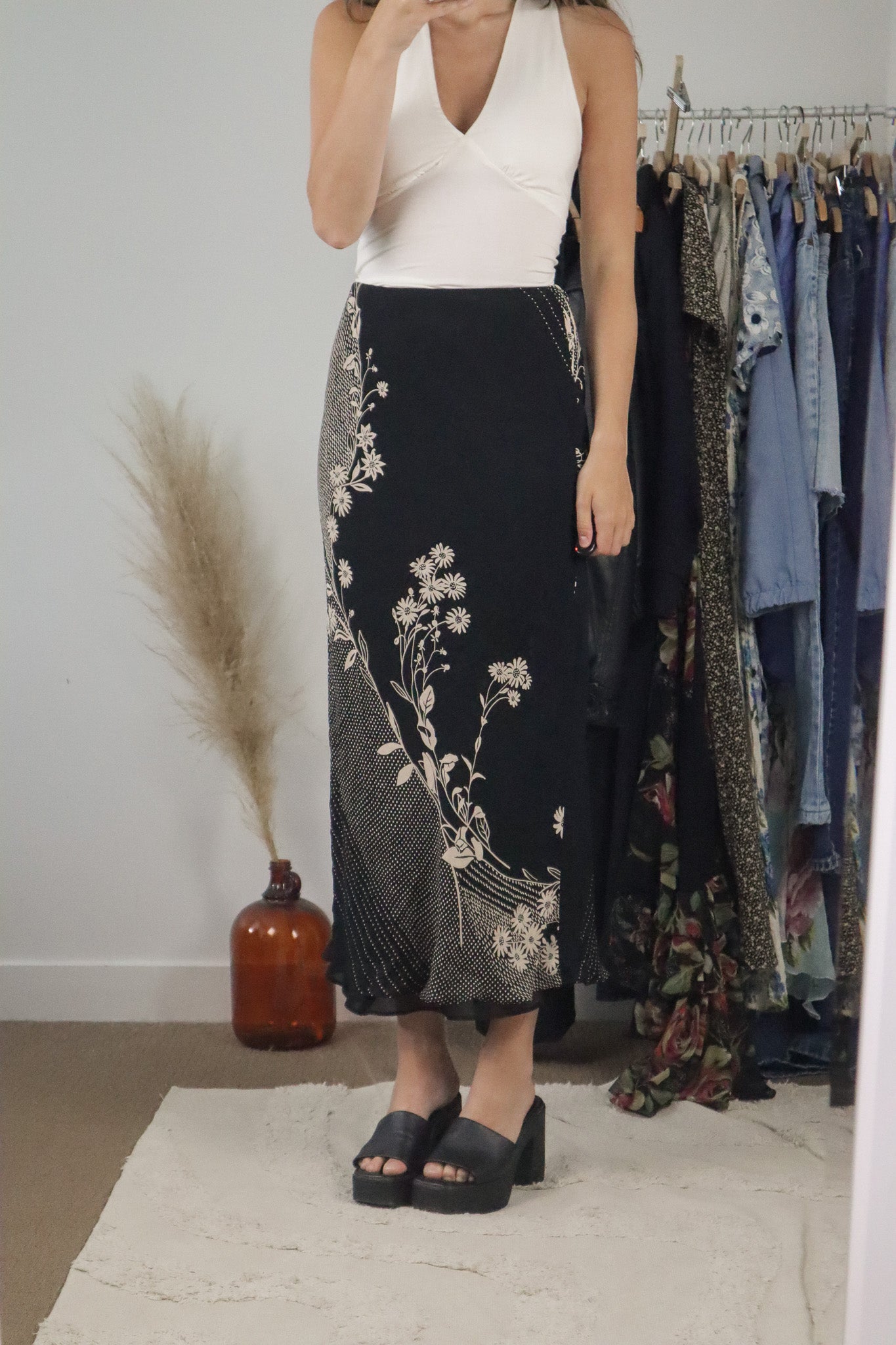Floral x Maxi Skirt (8)