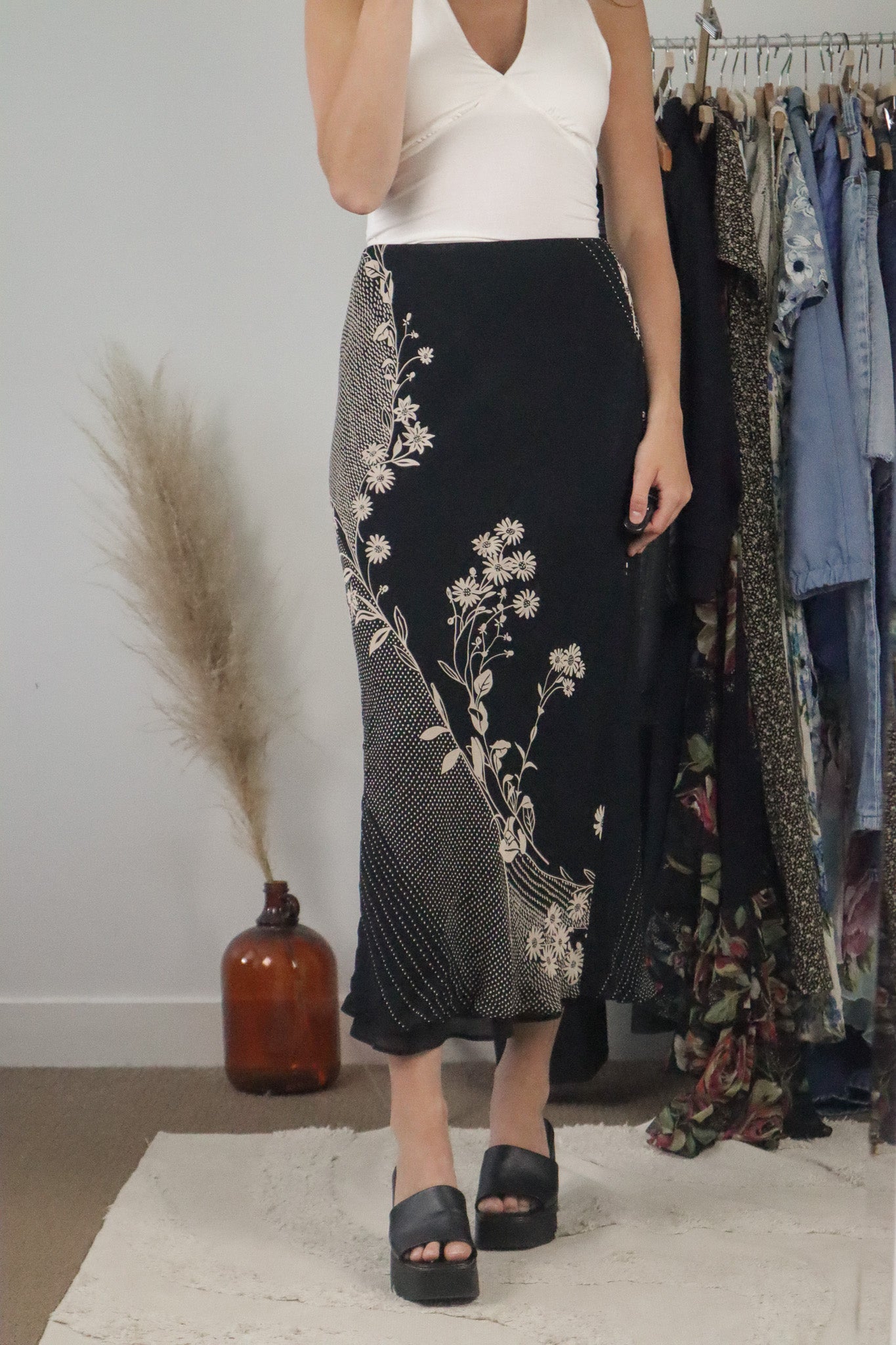 Floral x Maxi Skirt (8)