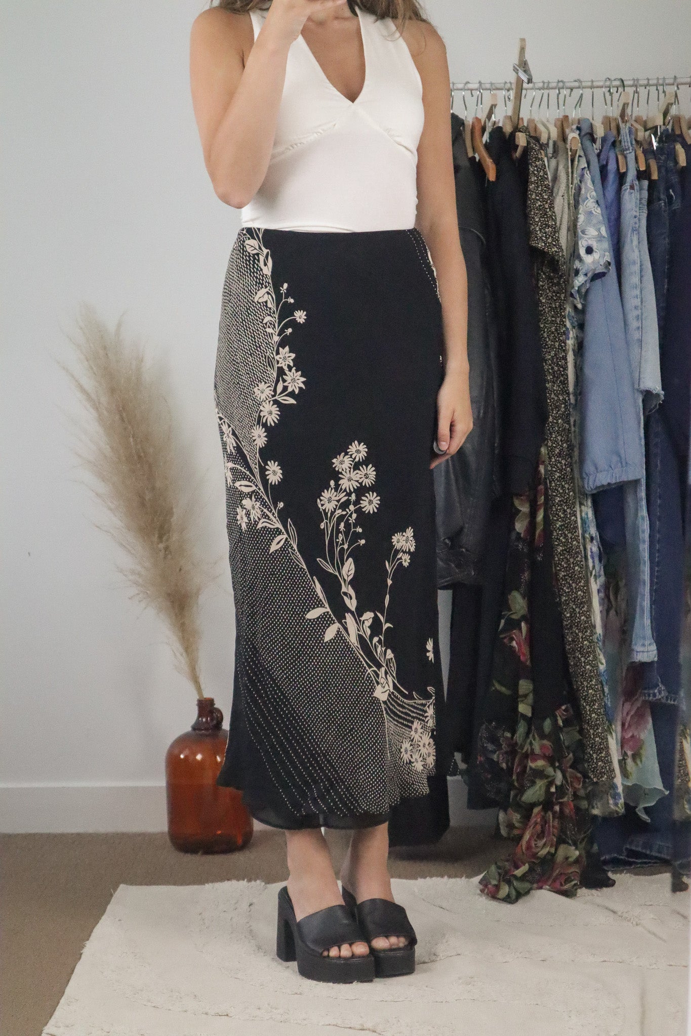 Floral x Maxi Skirt (8)