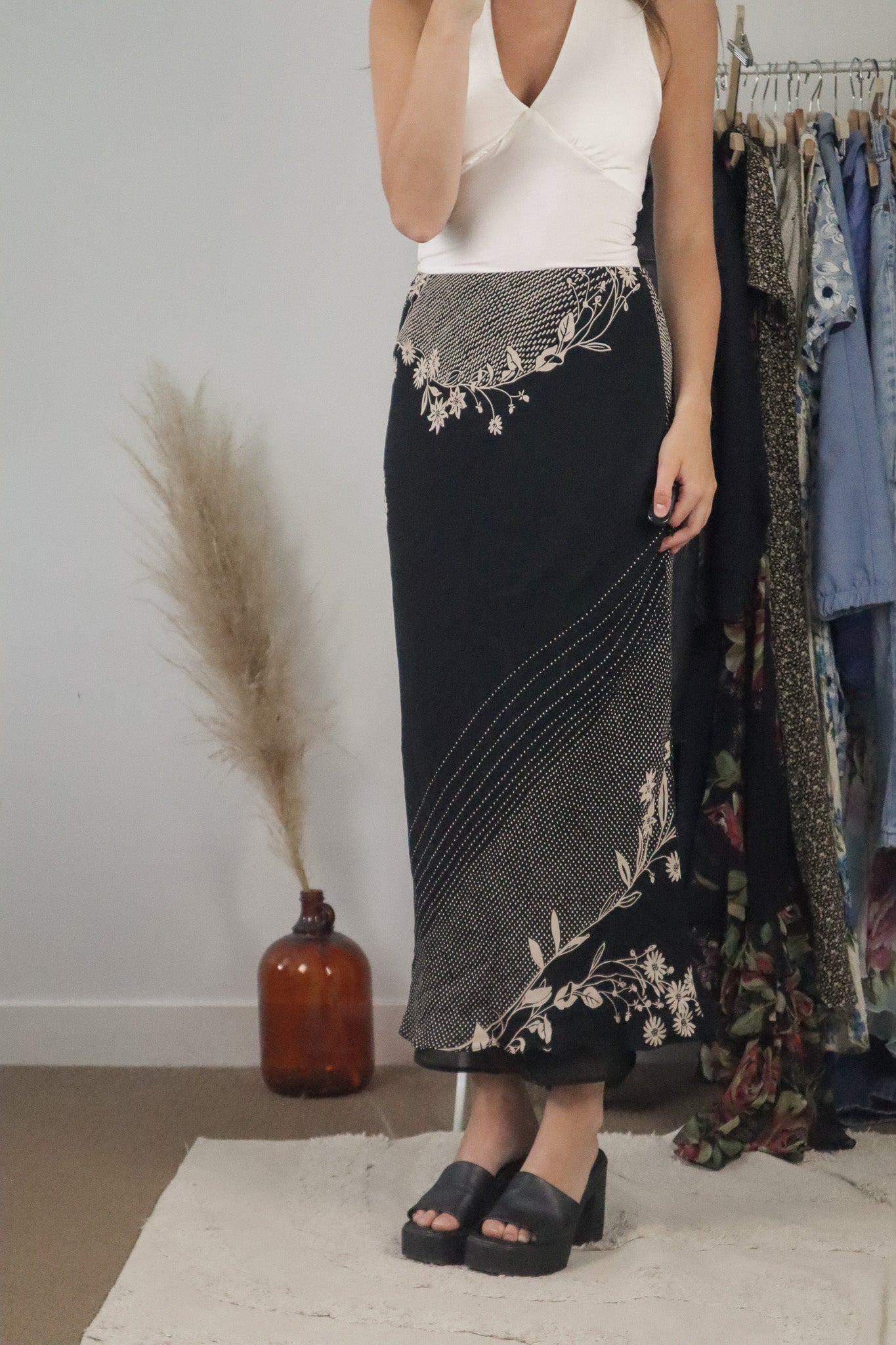 Floral x Maxi Skirt (8)