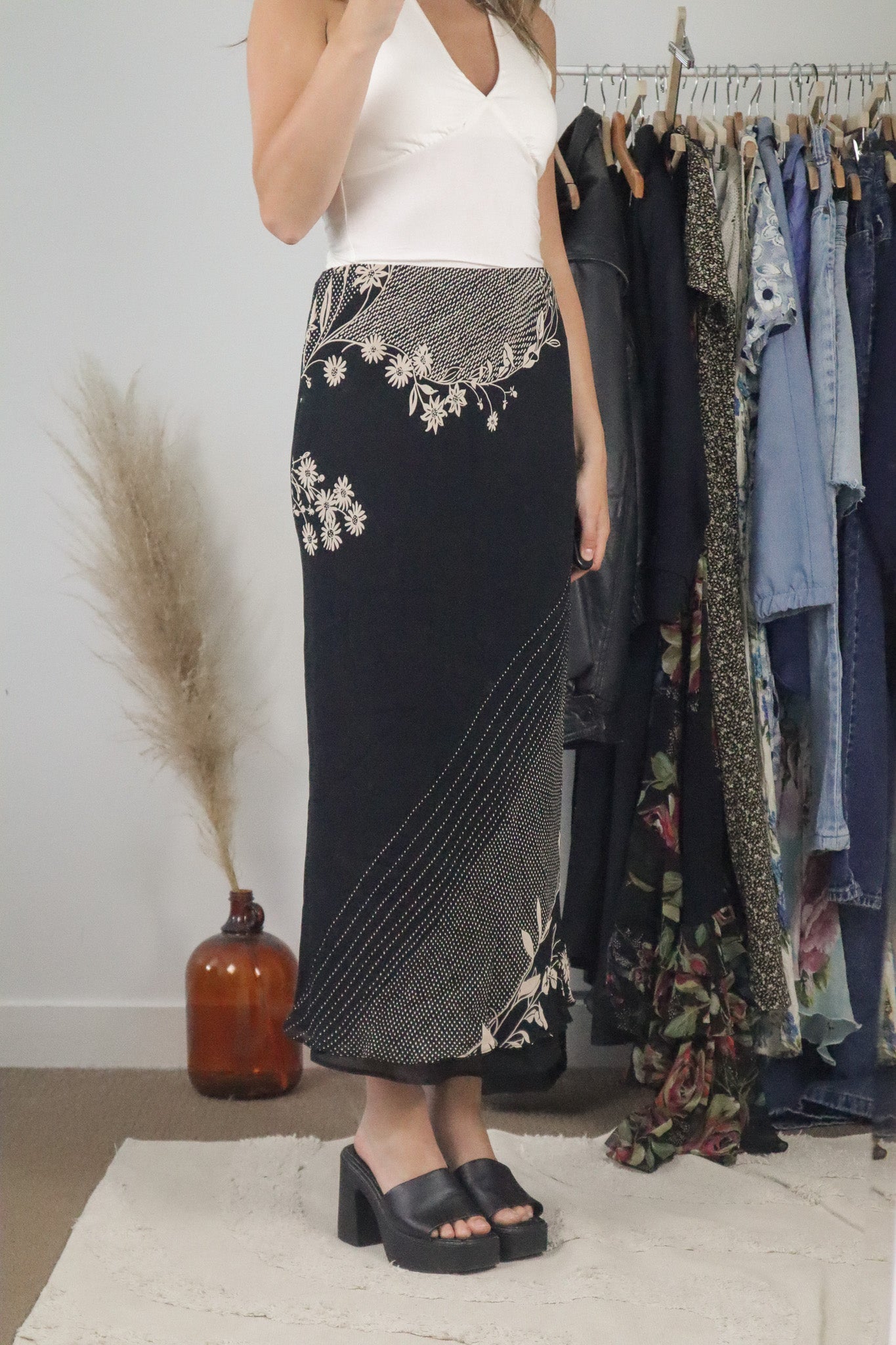 Floral x Maxi Skirt (8)