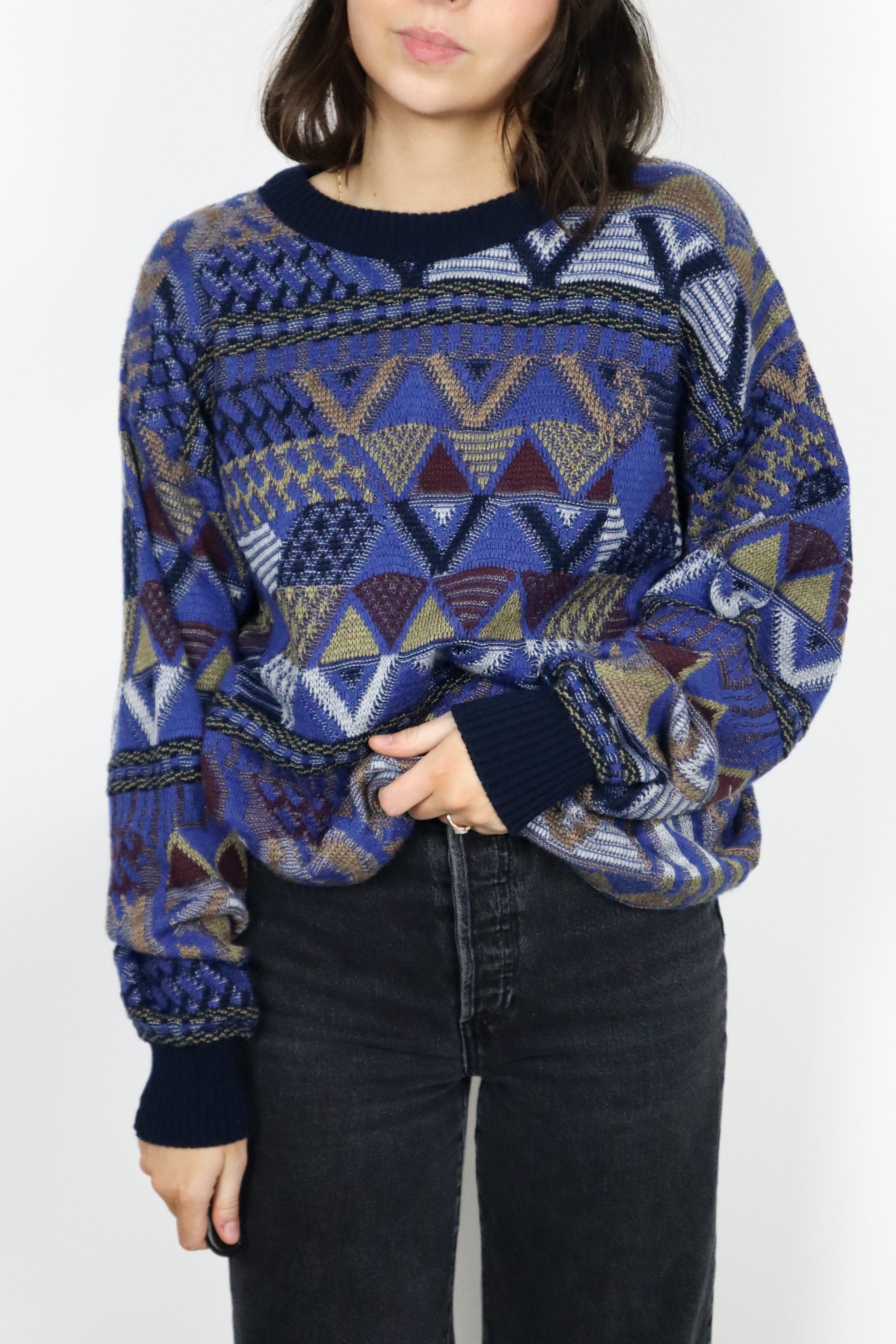Vintage x Made in Germany x Textured Knit (S/M)