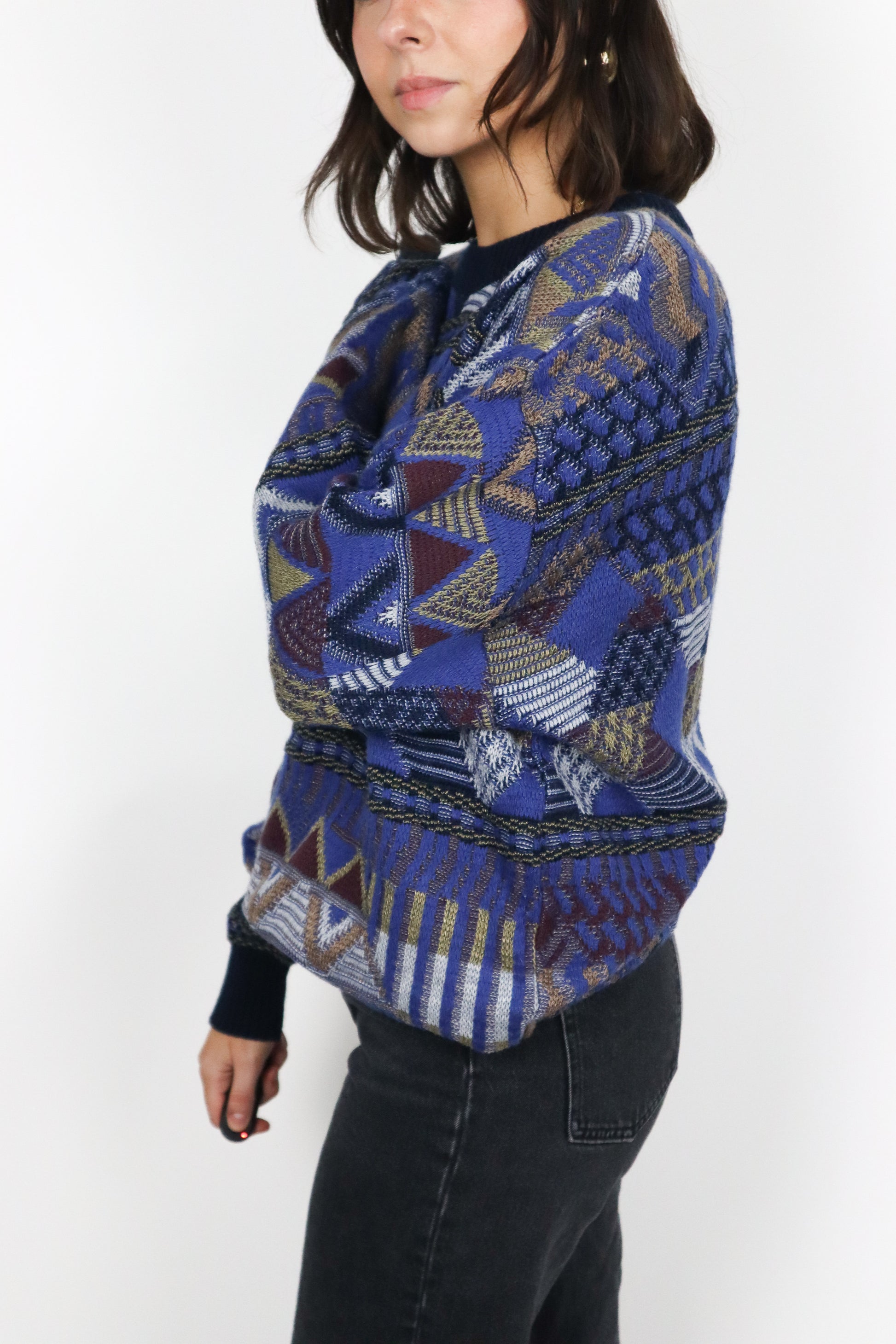 Vintage x Made in Germany x Textured Knit (S/M)