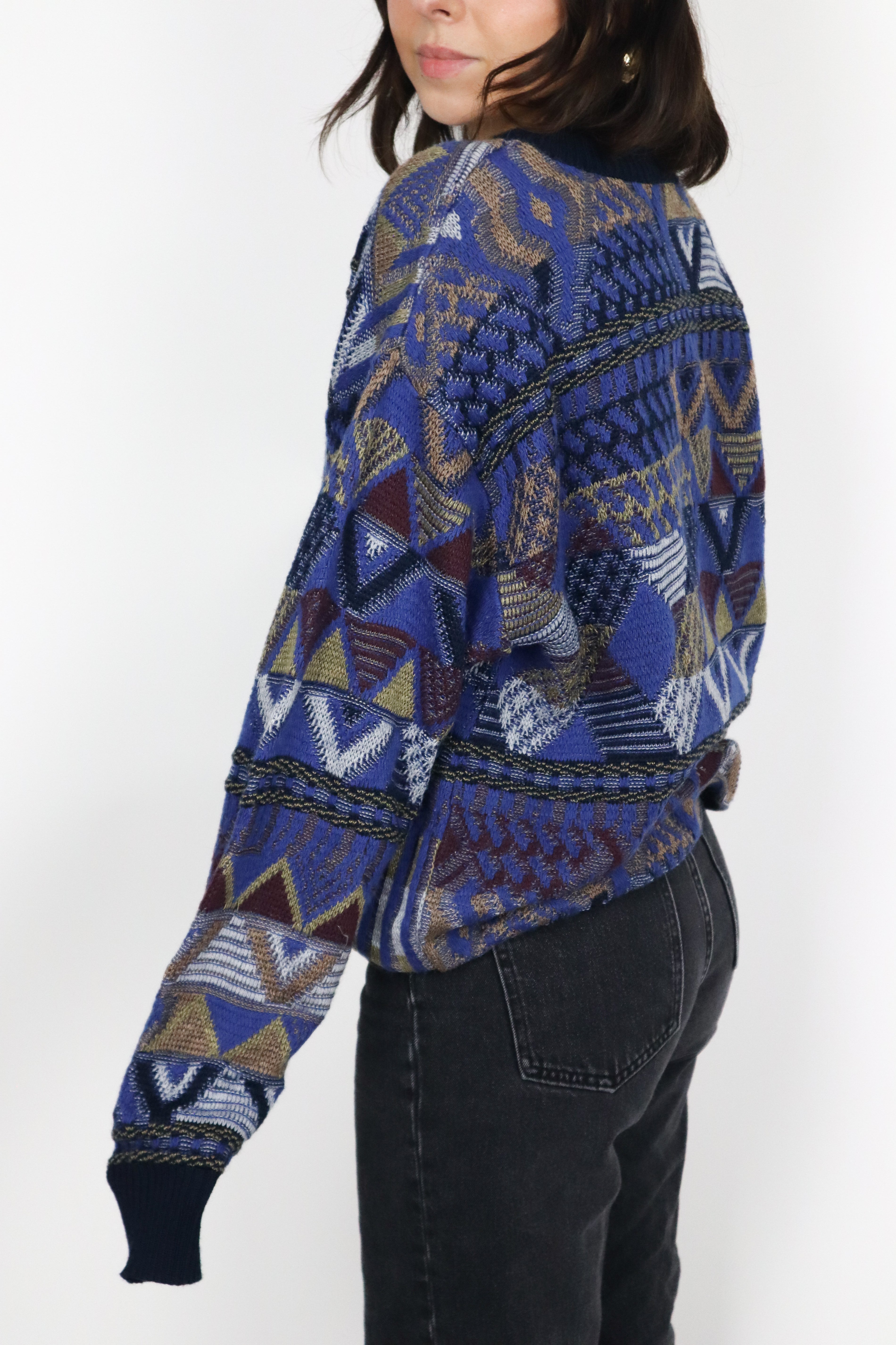 Vintage x Made in Germany x Textured Knit (S/M)