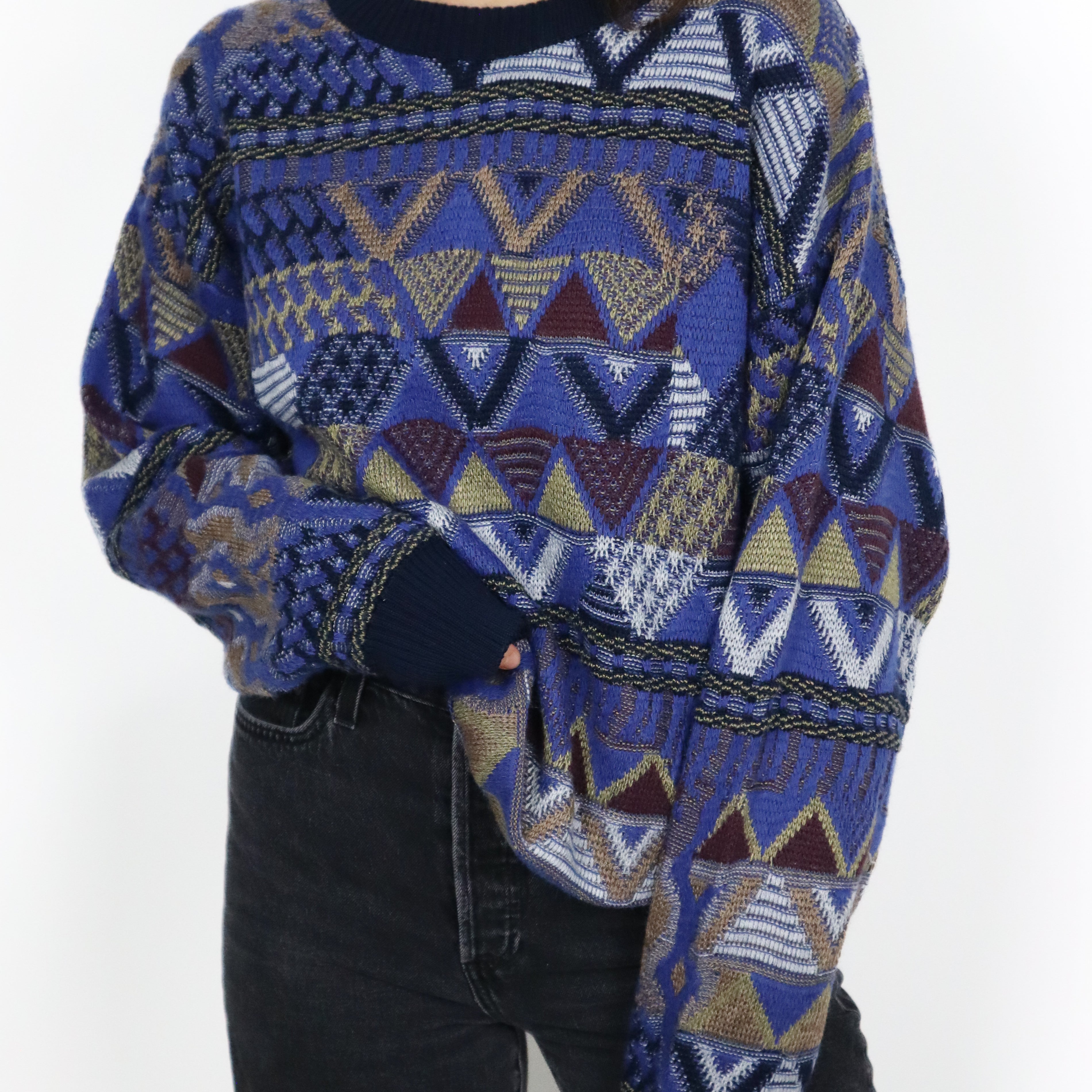 Vintage x Made in Germany x Textured Knit (S/M)