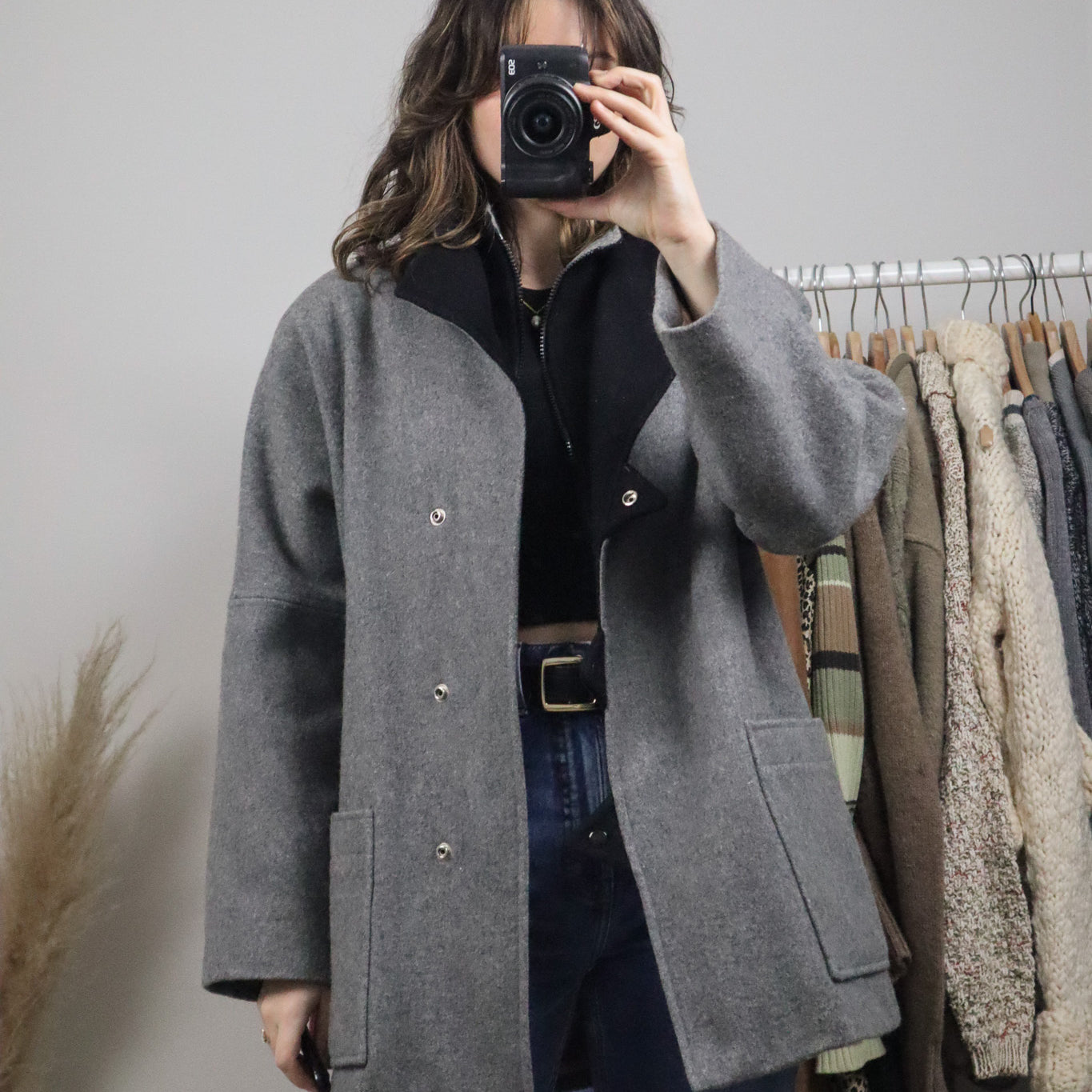 Made in Canada x Vintage x Wool Blend Coat (10-14)