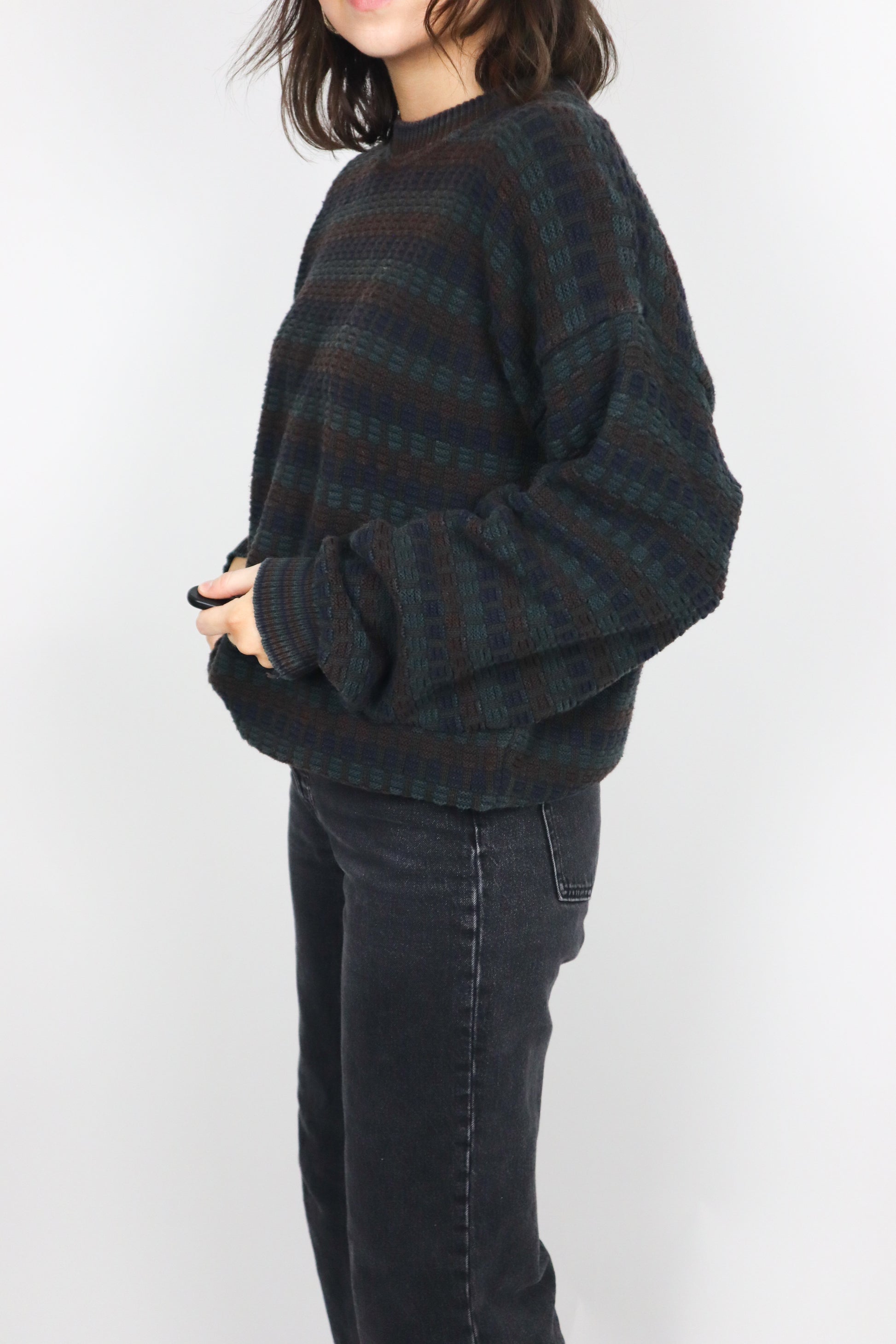 Made in Canada x Vintage x Textured Knit (S)