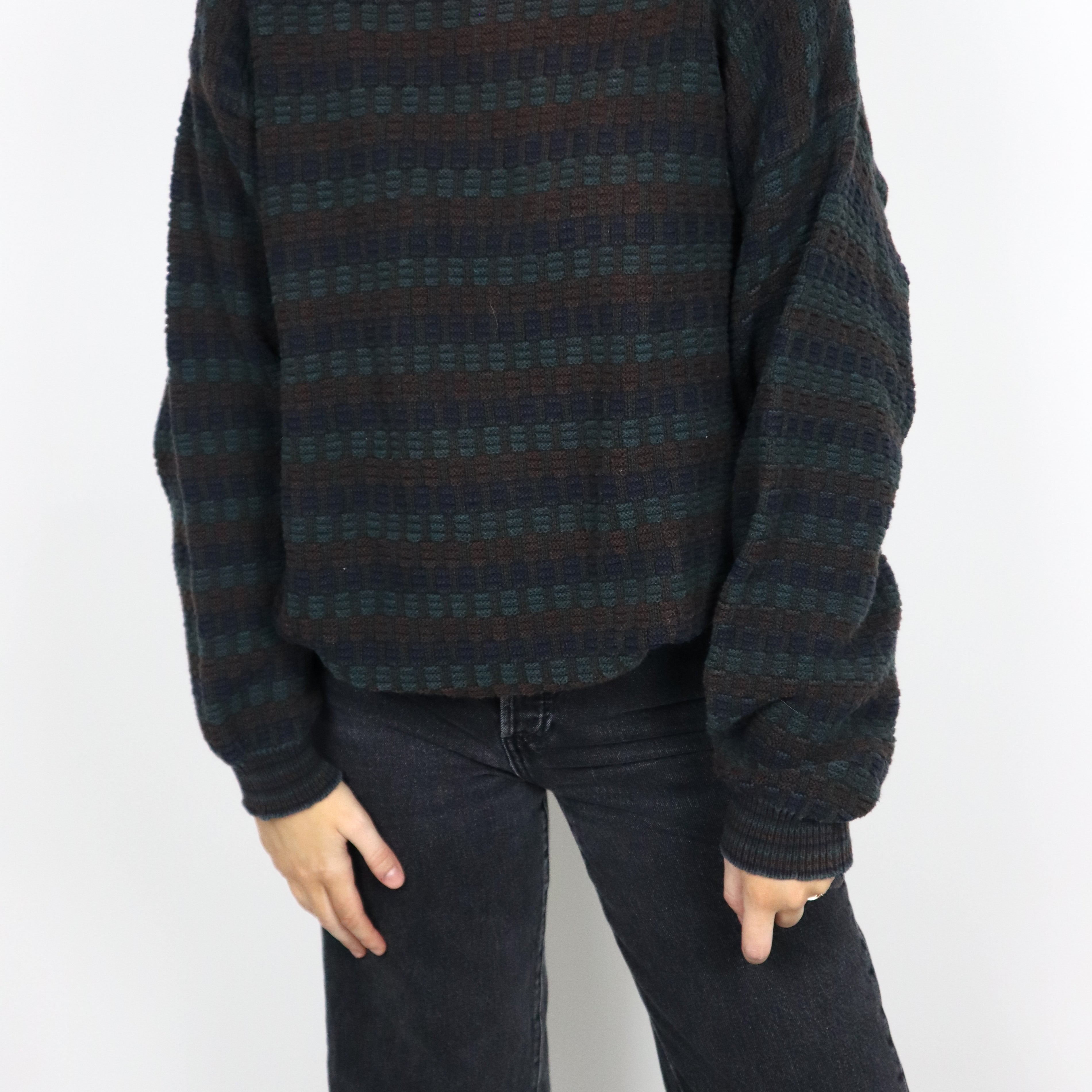 Made in Canada x Vintage x Textured Knit (S)