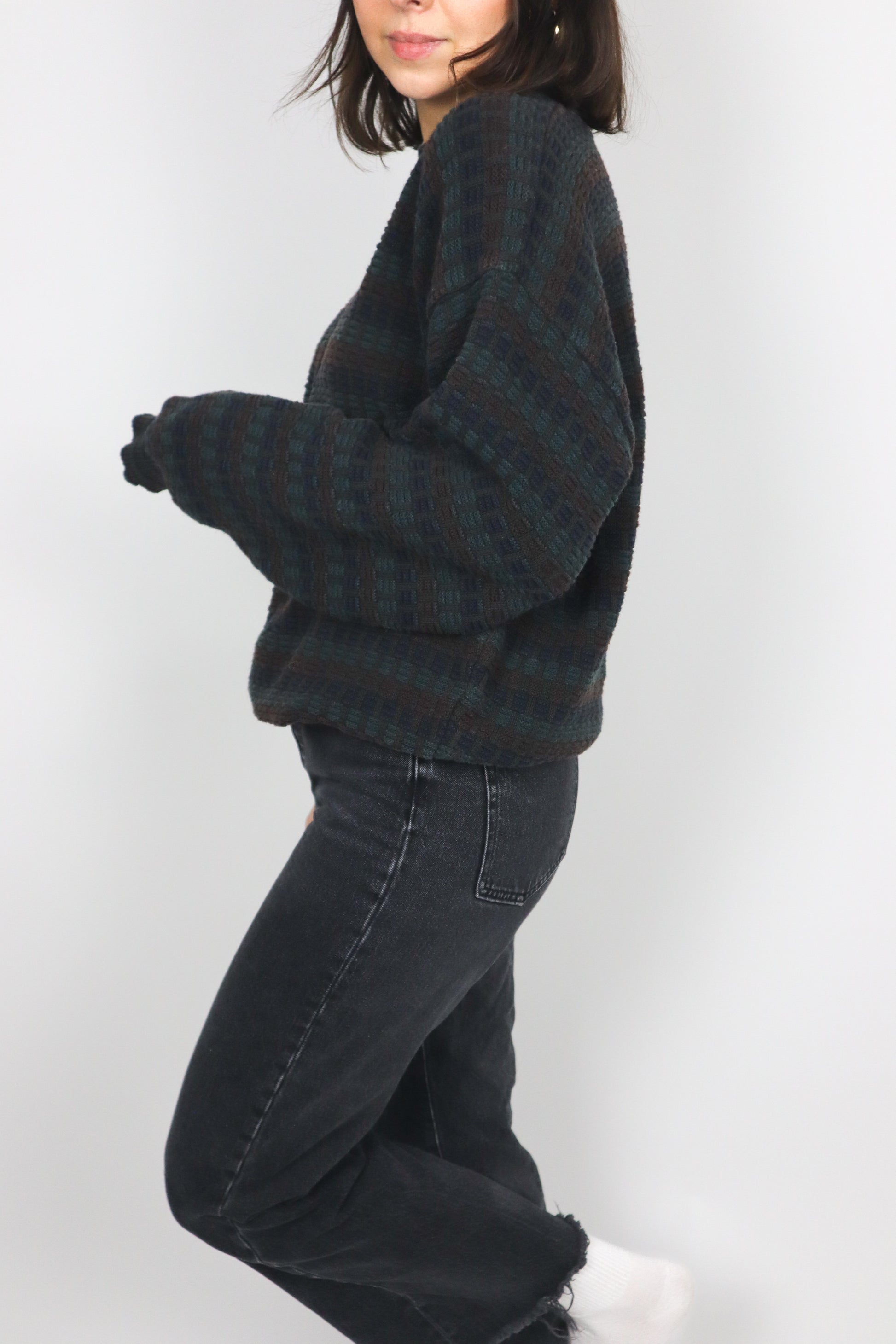 Made in Canada x Vintage x Textured Knit (S)