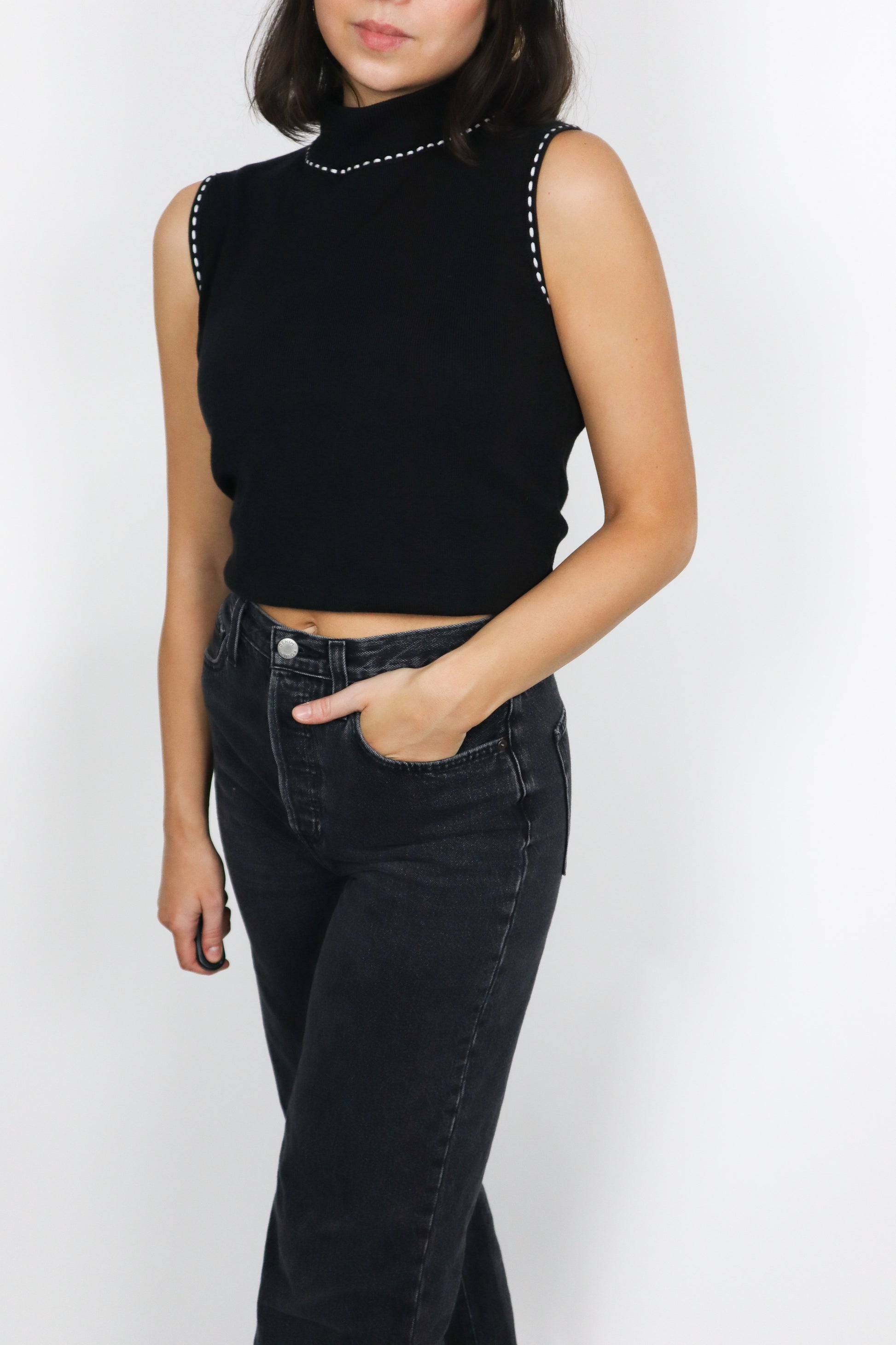 Vintage x Stitched Tank (S/M)