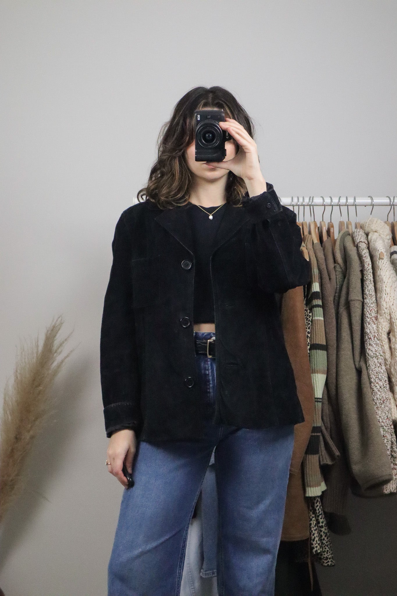 Vintage x Danier x Suede Blazer (M)