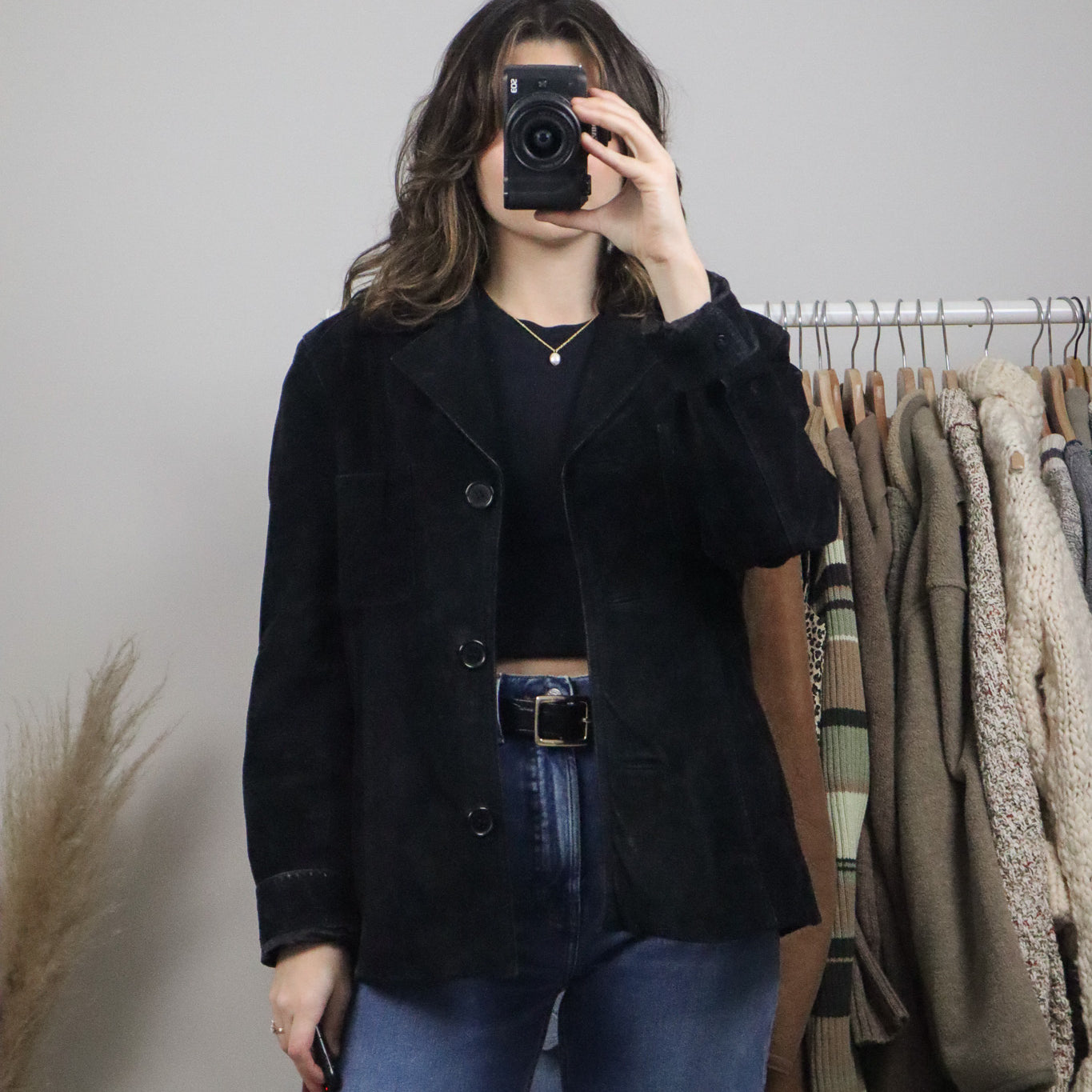 Vintage x Danier x Suede Blazer (M)