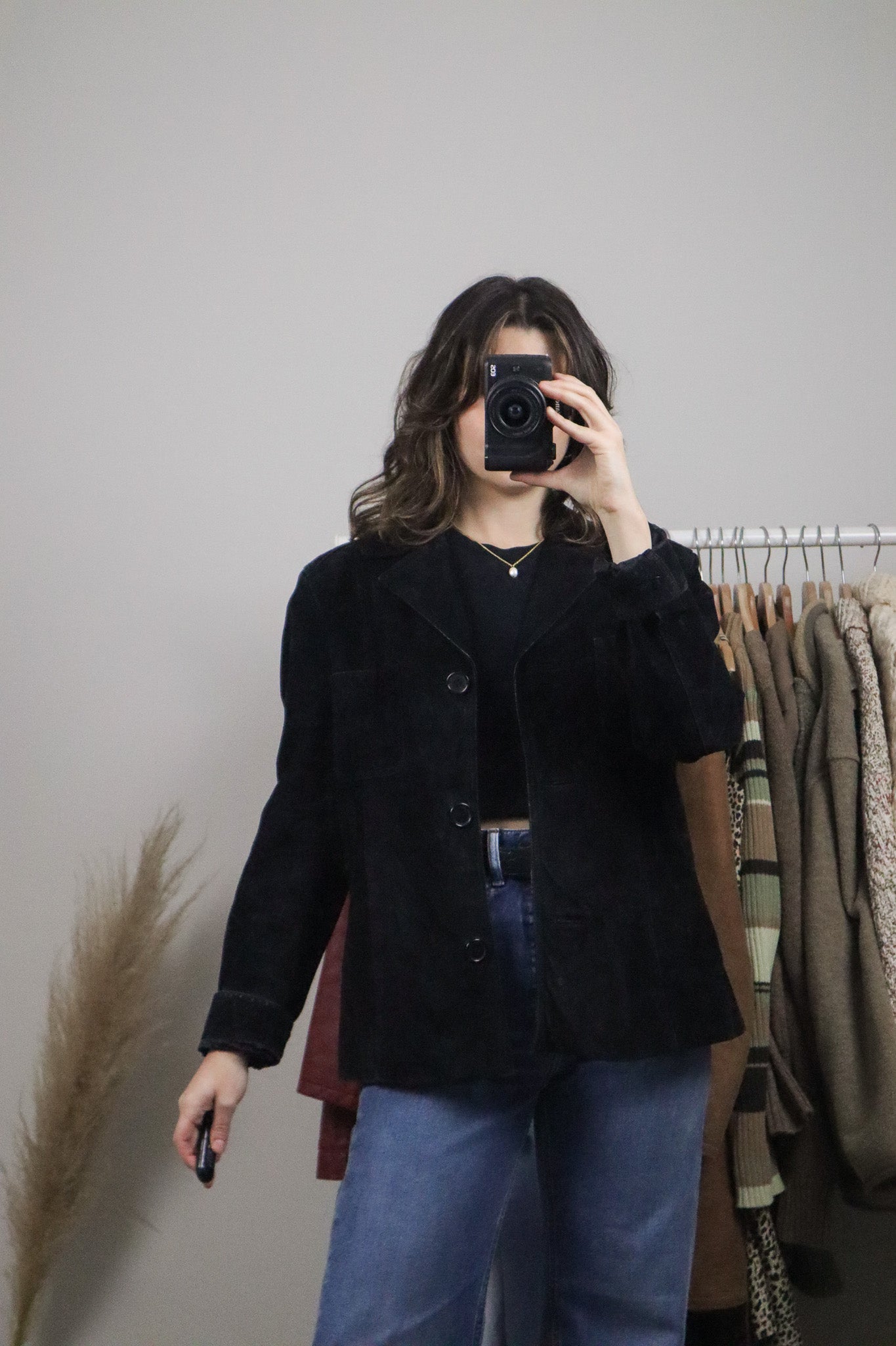 Vintage x Danier x Suede Blazer (M)