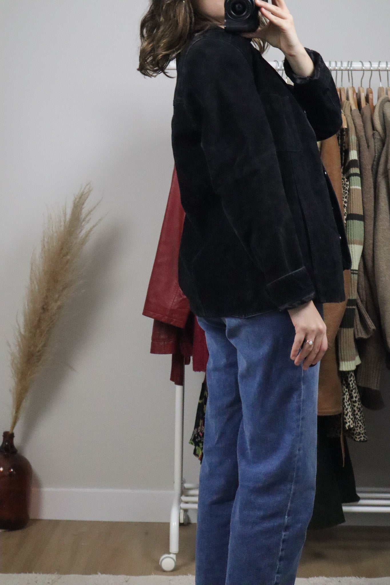 Vintage x Danier x Suede Blazer (M)