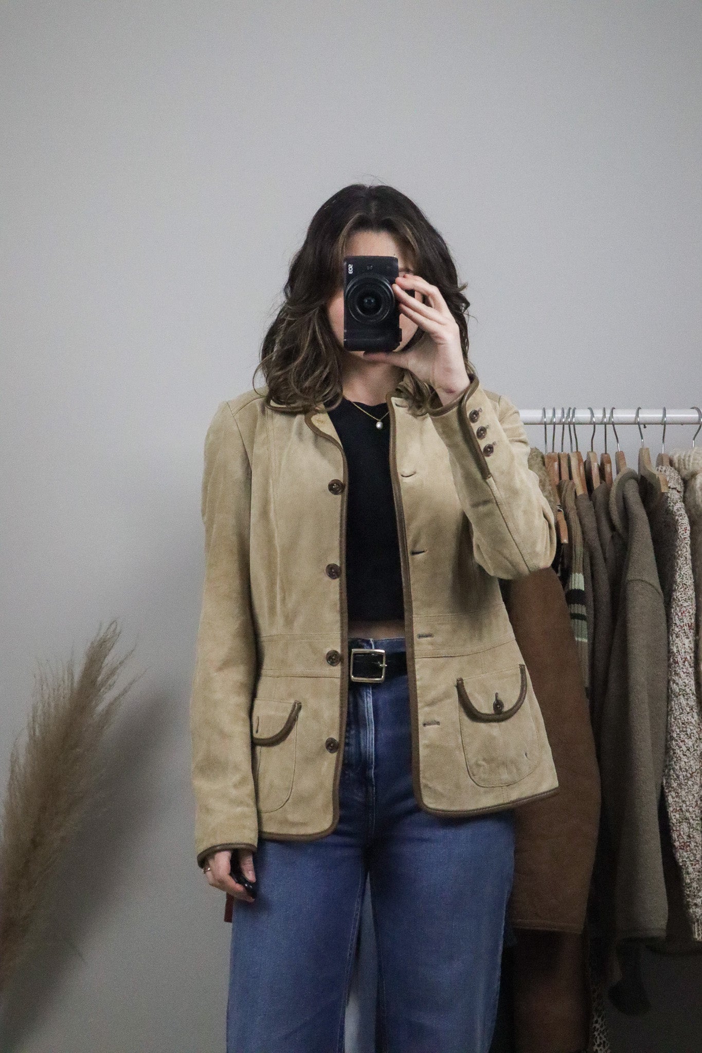 Vintage x Suede Blazer (S)