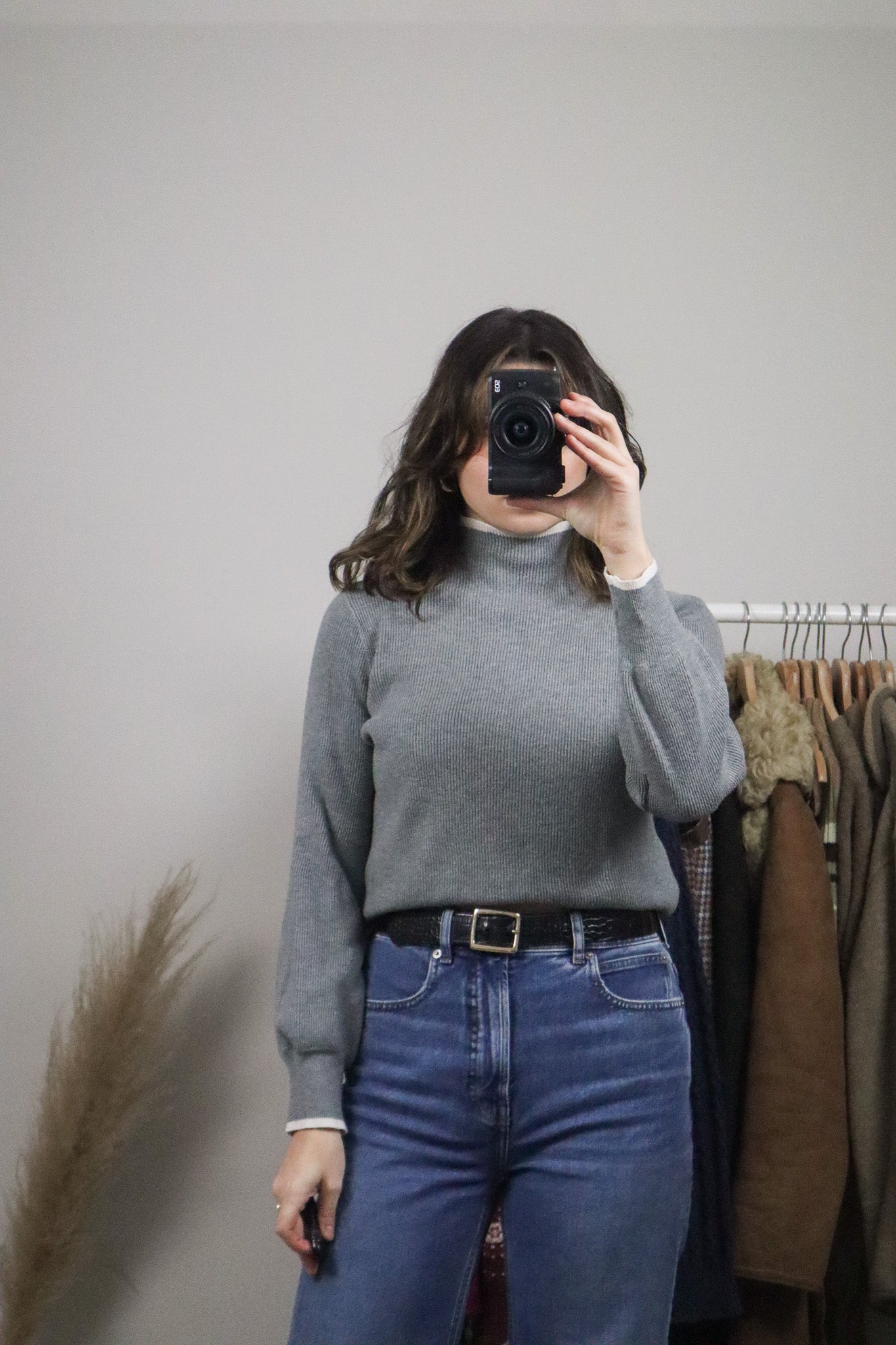Modern x Contrast Ribbed Knit (S)