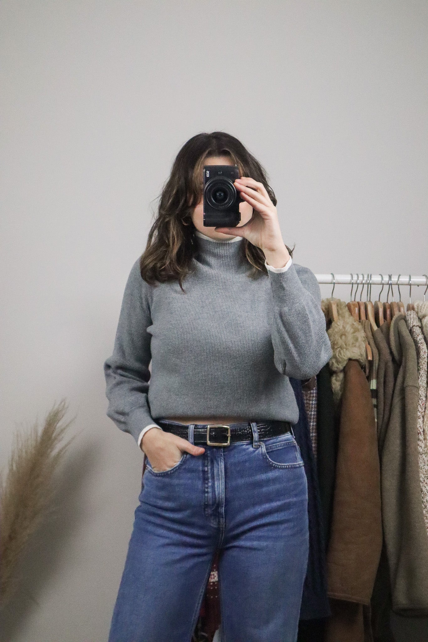 Modern x Contrast Ribbed Knit (S)