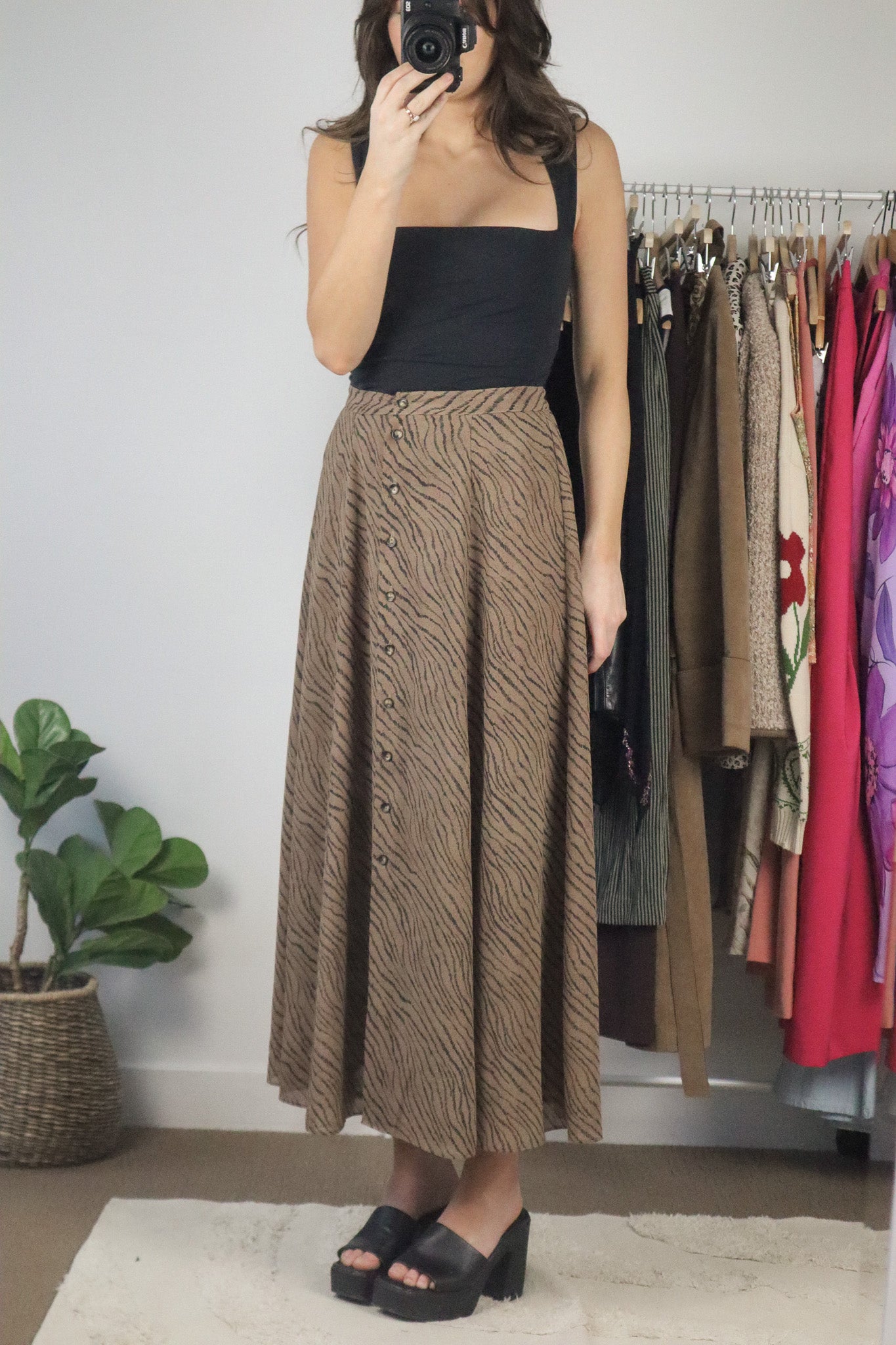 Vintage x Animal Print Skirt (6/8)