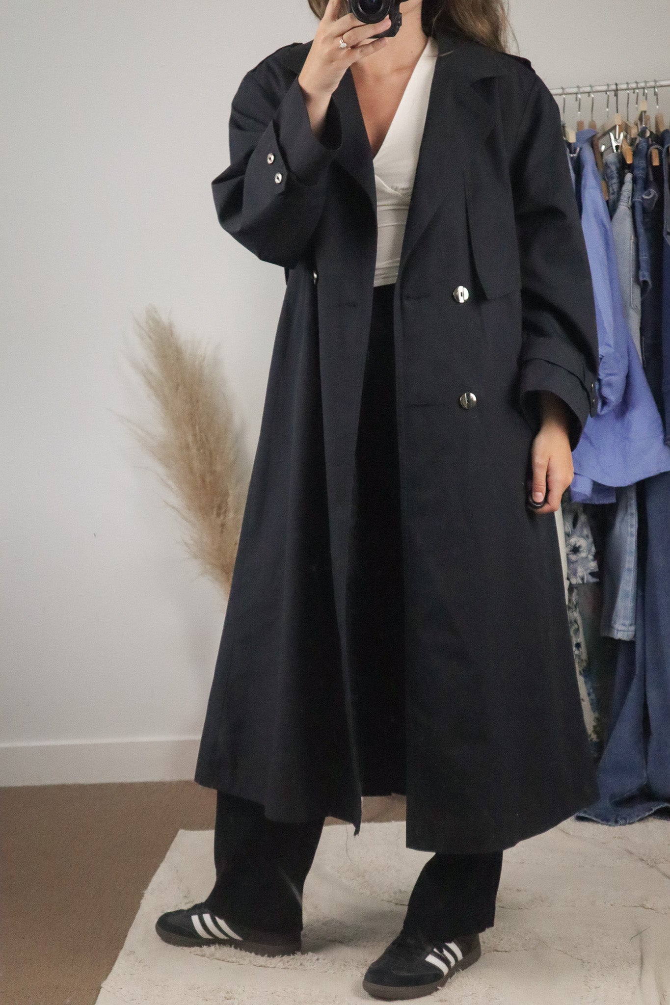 Vintage x Trench Coat (8-12)