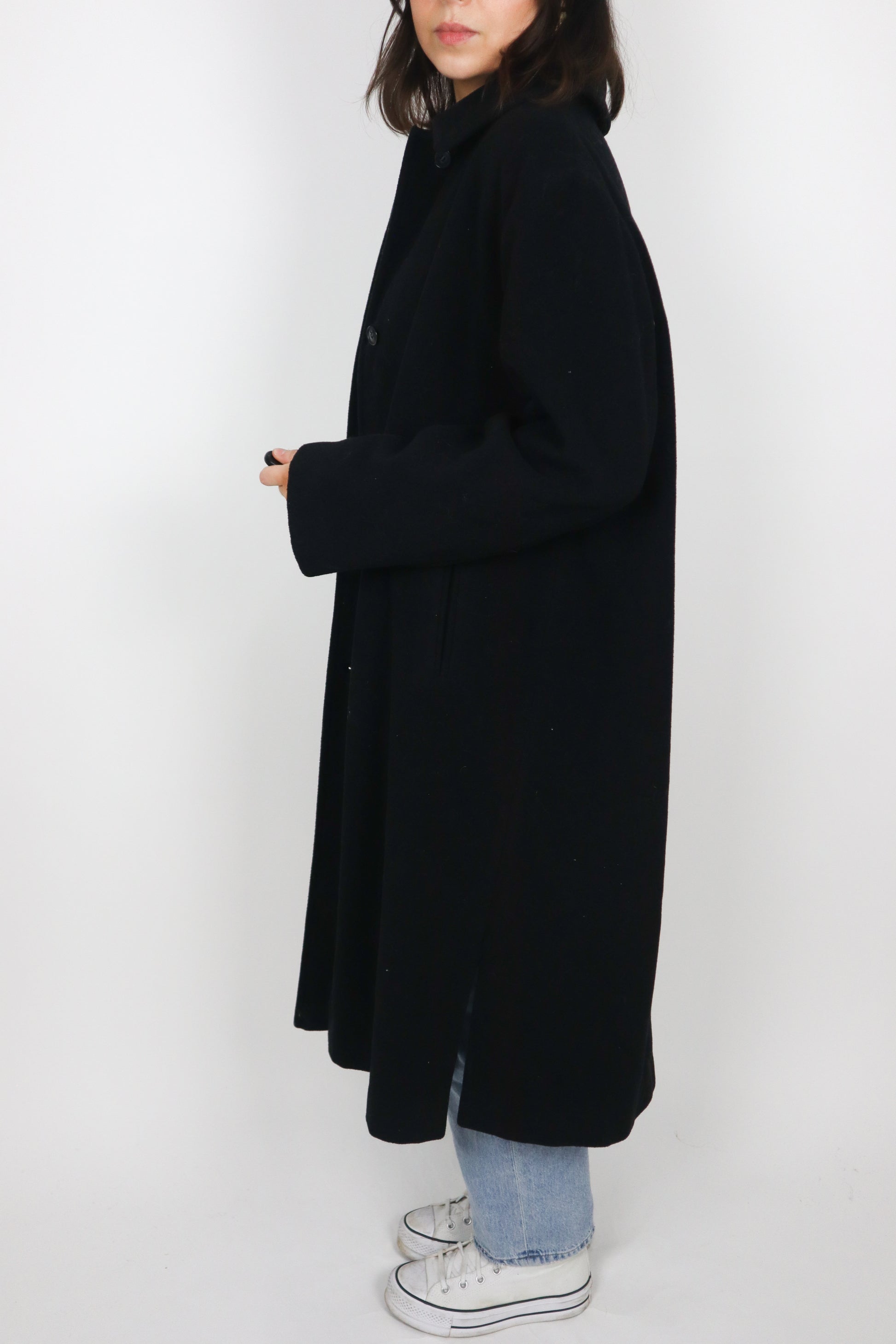 Vintage x Wool Blend Coat (S/M)