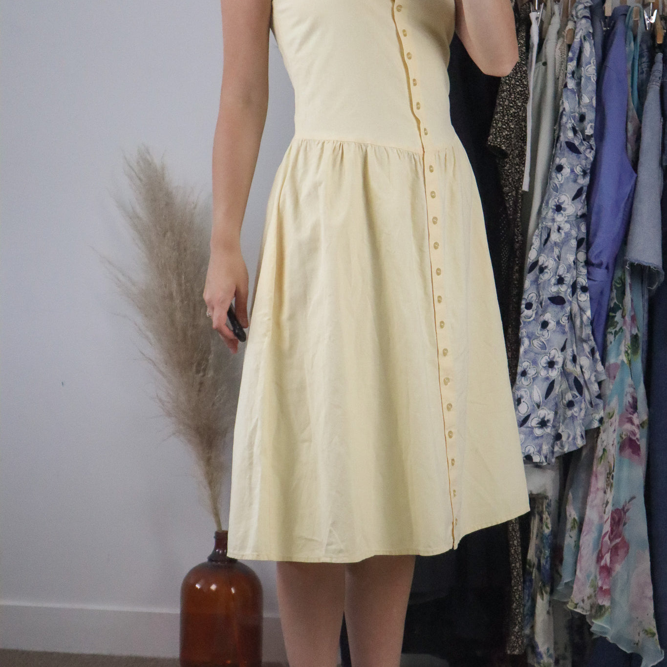 Made in USA x Vintage x Button Up Dress (6)