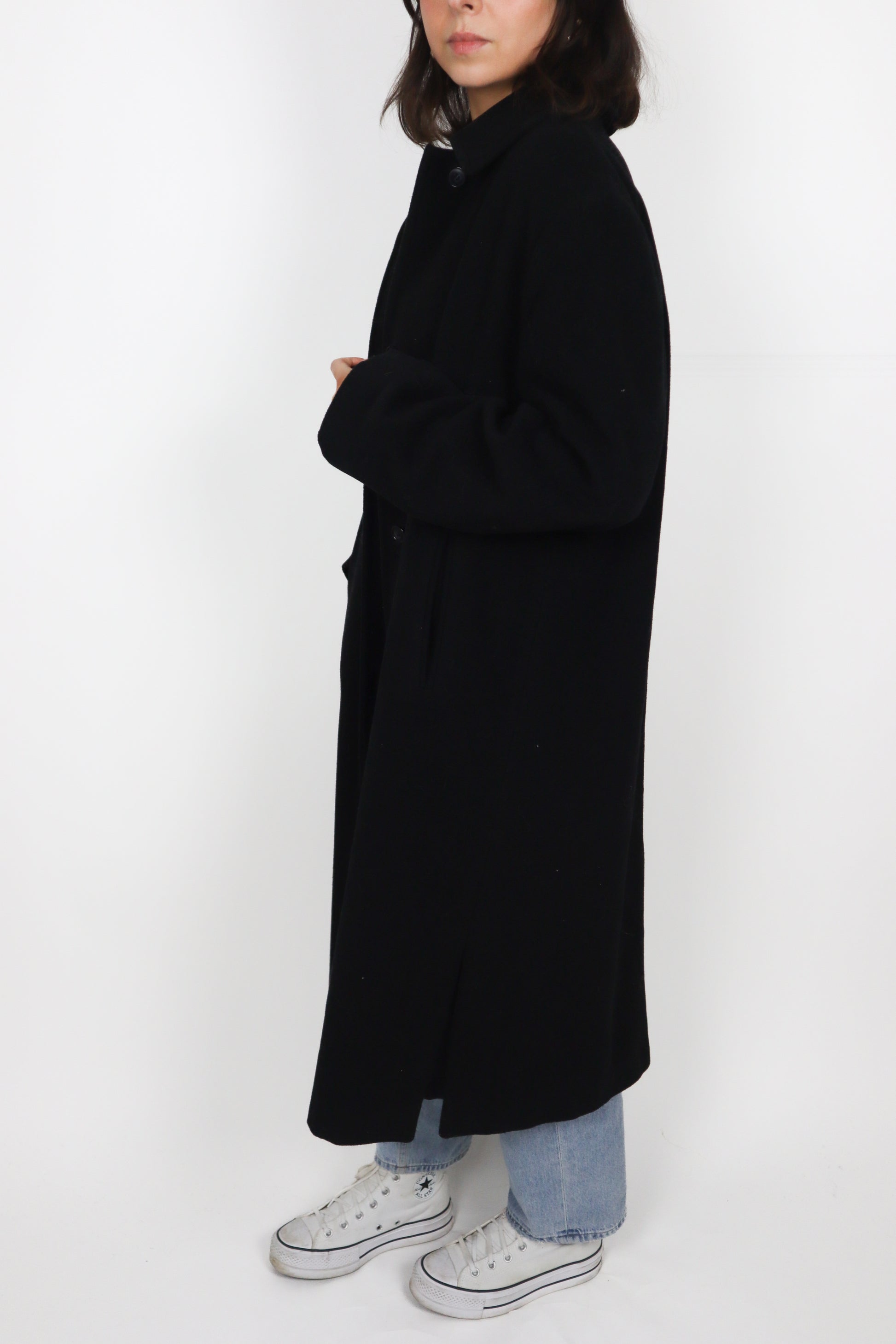 Vintage x Wool Blend Coat (S/M)